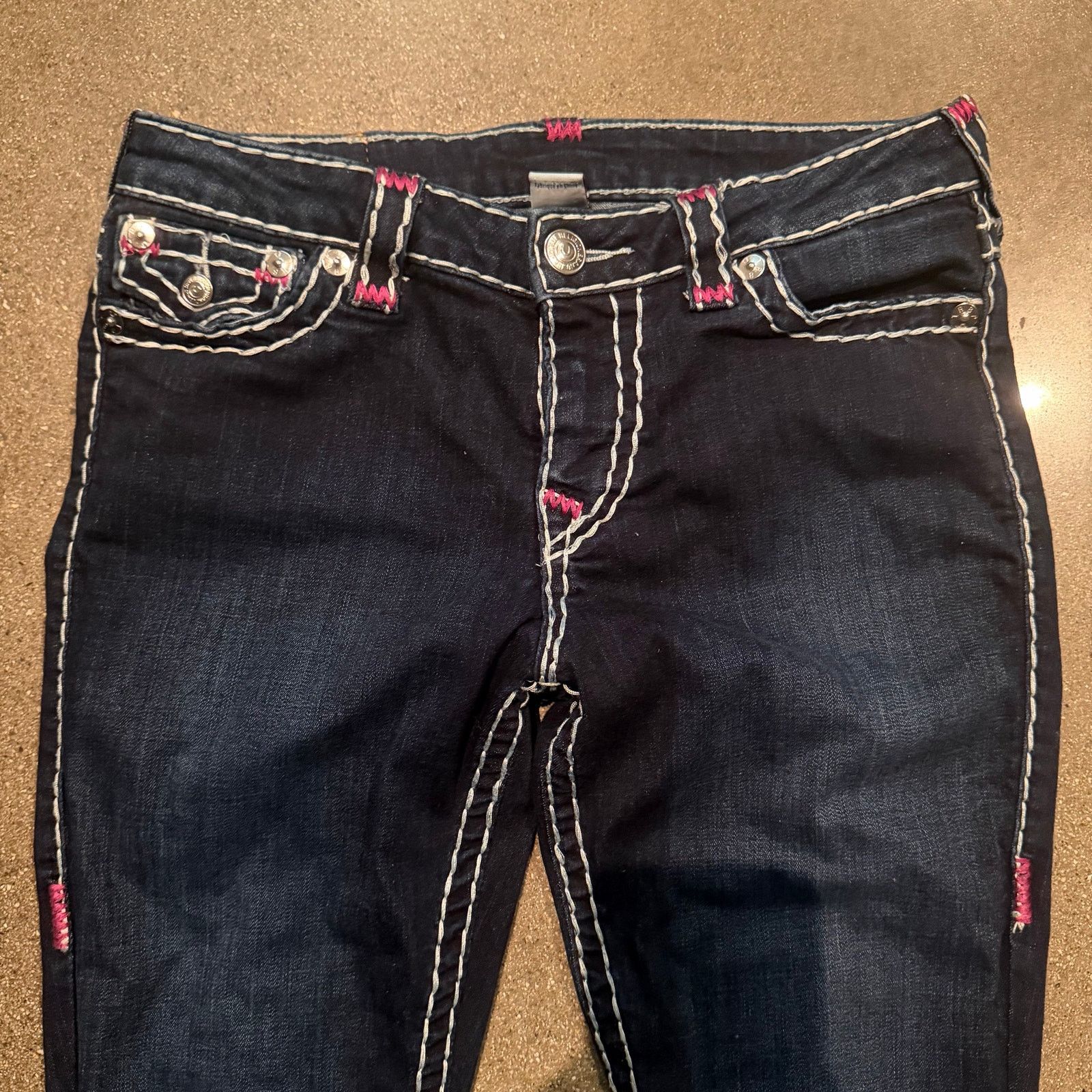True Religion womens true religion super t stitch jeans skinny fit Size 30" / US 8 / IT 44 - 4 Thumbnail