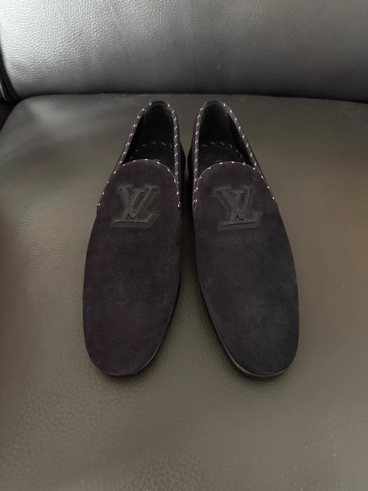 Louis Vuitton LV Deerskin Big Logo Men's Loafers 6.5UK/40.5EU Size US 7.5 / EU 40-41 - 4 Thumbnail
