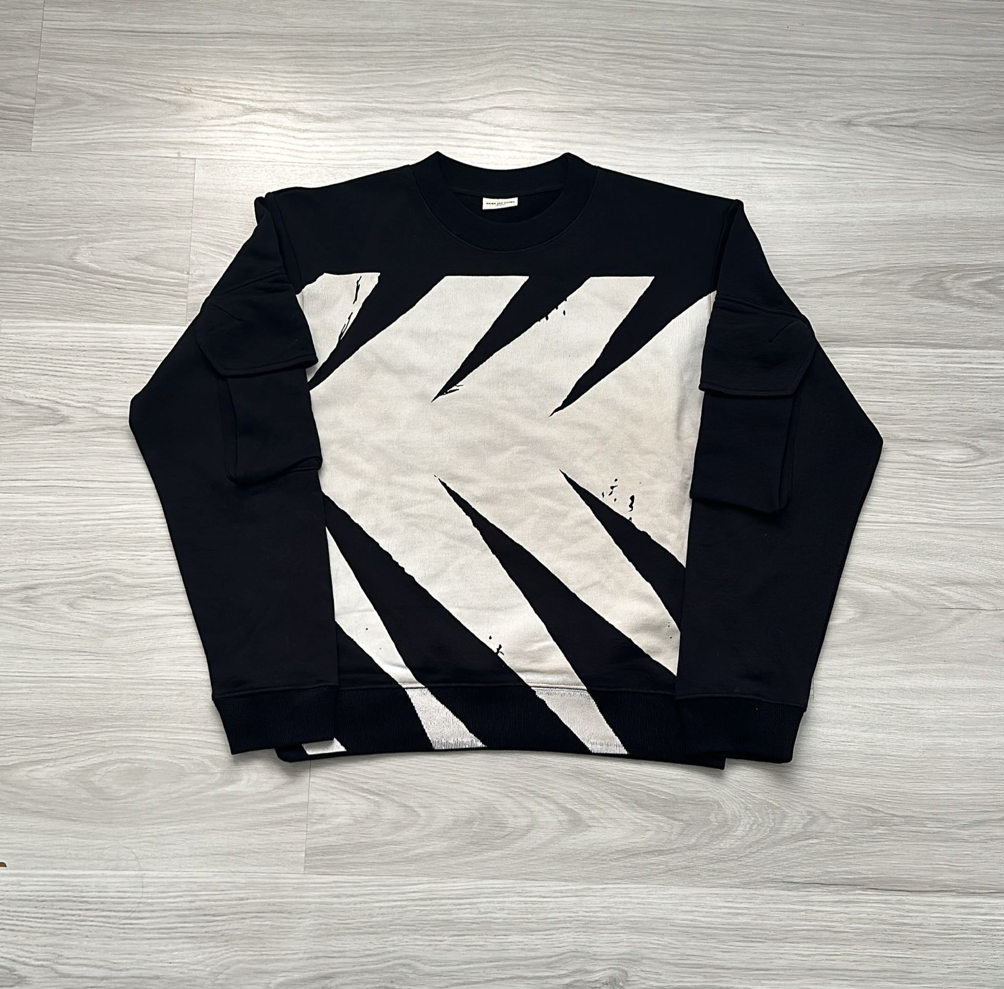 Dries Van Noten Dries Van Noten Screen Printed Sweatshirt Medium Size US M / EU 48-50 / 2 - 1 Thumbnail
