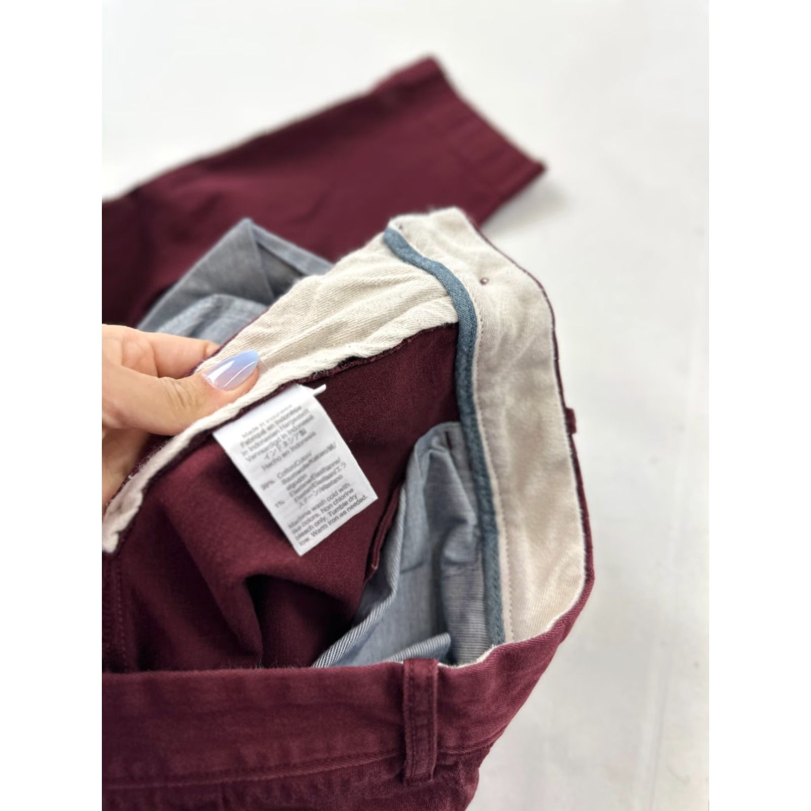 J.Crew J.Crew Pants Mens 29x30 Red Flat Front Stretch Chino Straight Leg Mid Rise Casual Men Size US 29 - 5 Thumbnail