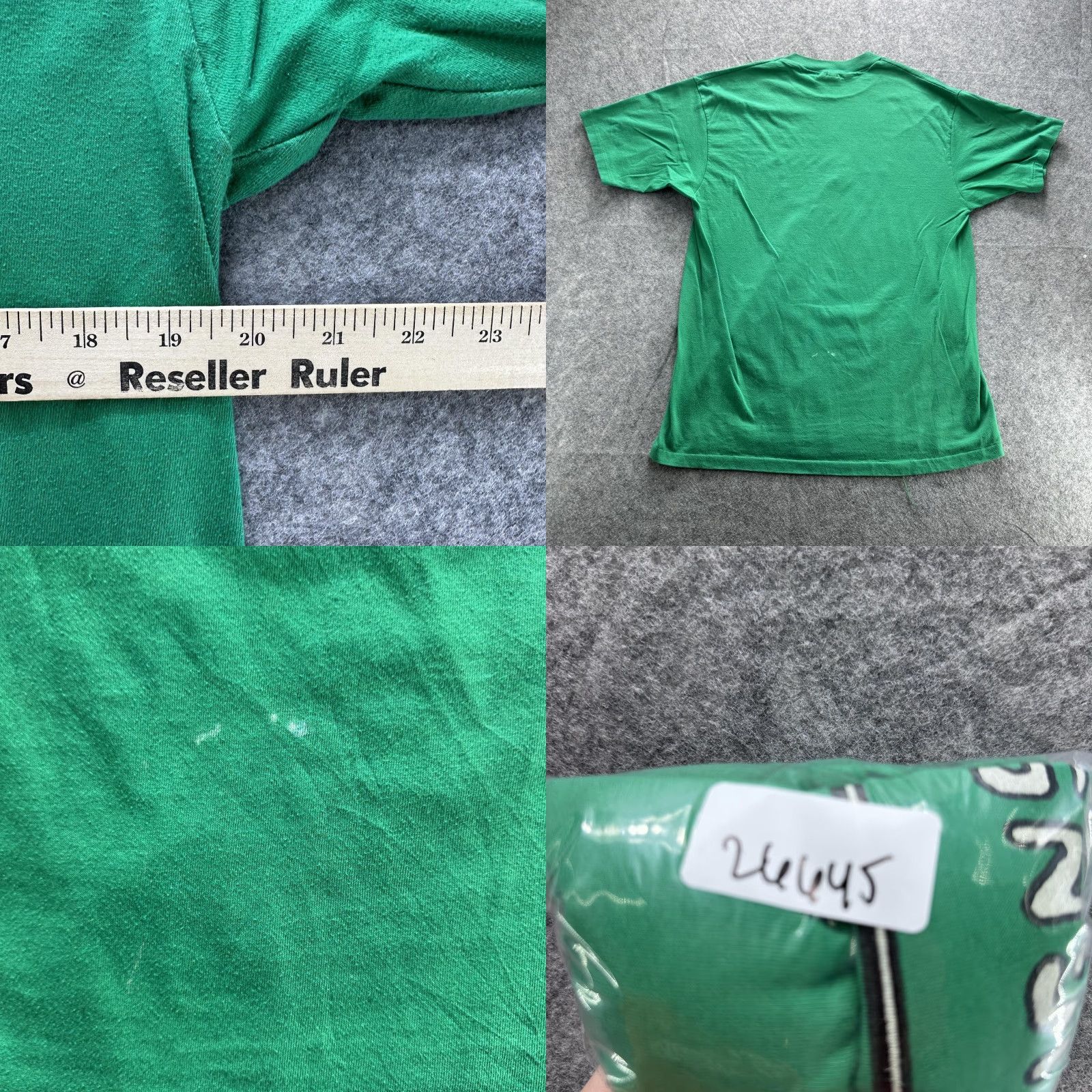 Hanes VINTAGE Hanes Shirt Mens XL Green B.C. SIGNS Graphic 50/50 Made USA Crew Neck Short Sleeve 80s Promo Tee Size US XL / EU 56 / 4 - 8 Thumbnail