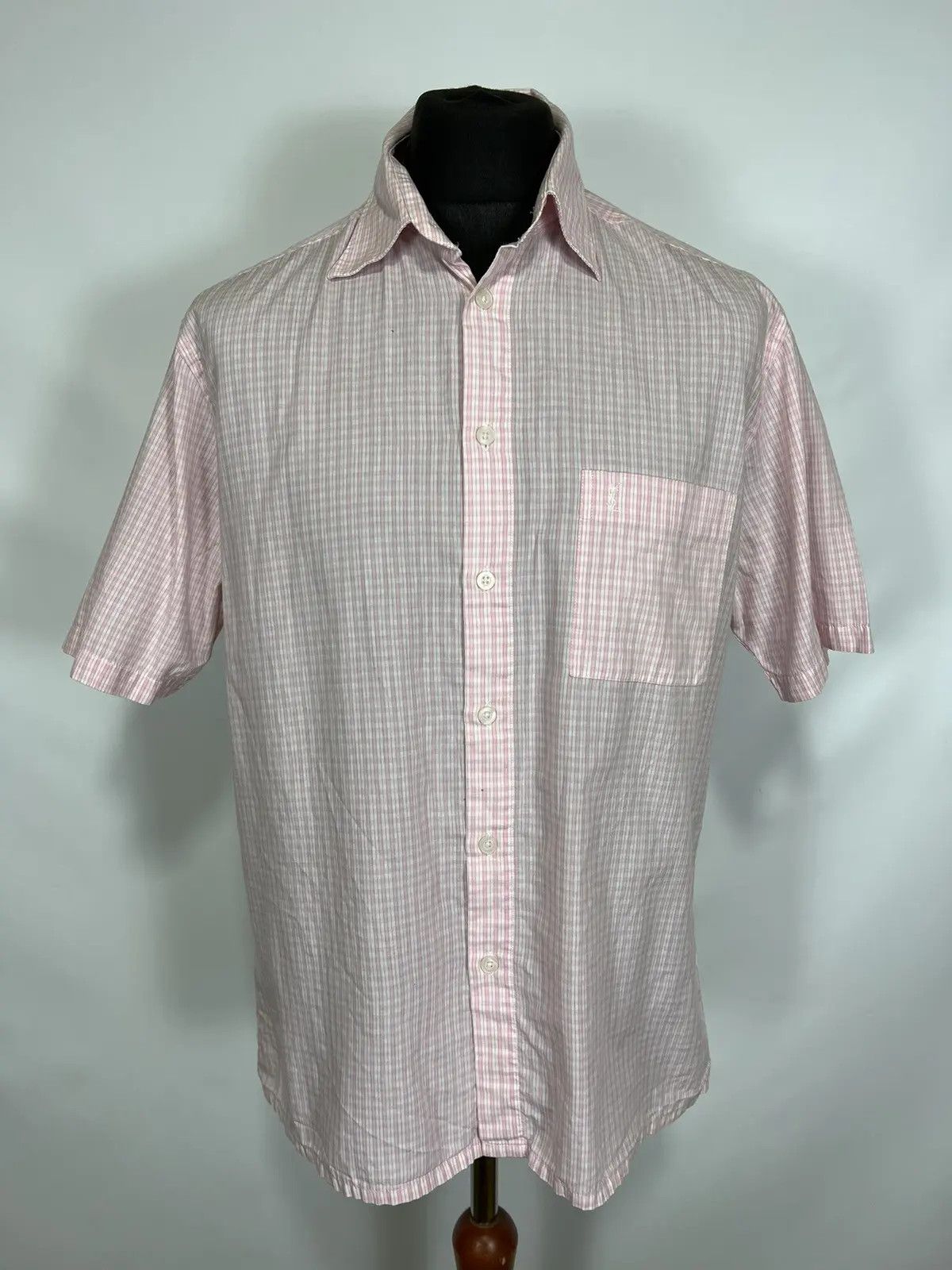 Designer × Vintage × Yves Saint Laurent Vintage Yves Saint Laurent shirt Size US L / EU 52-54 / 3 - 1 Thumbnail