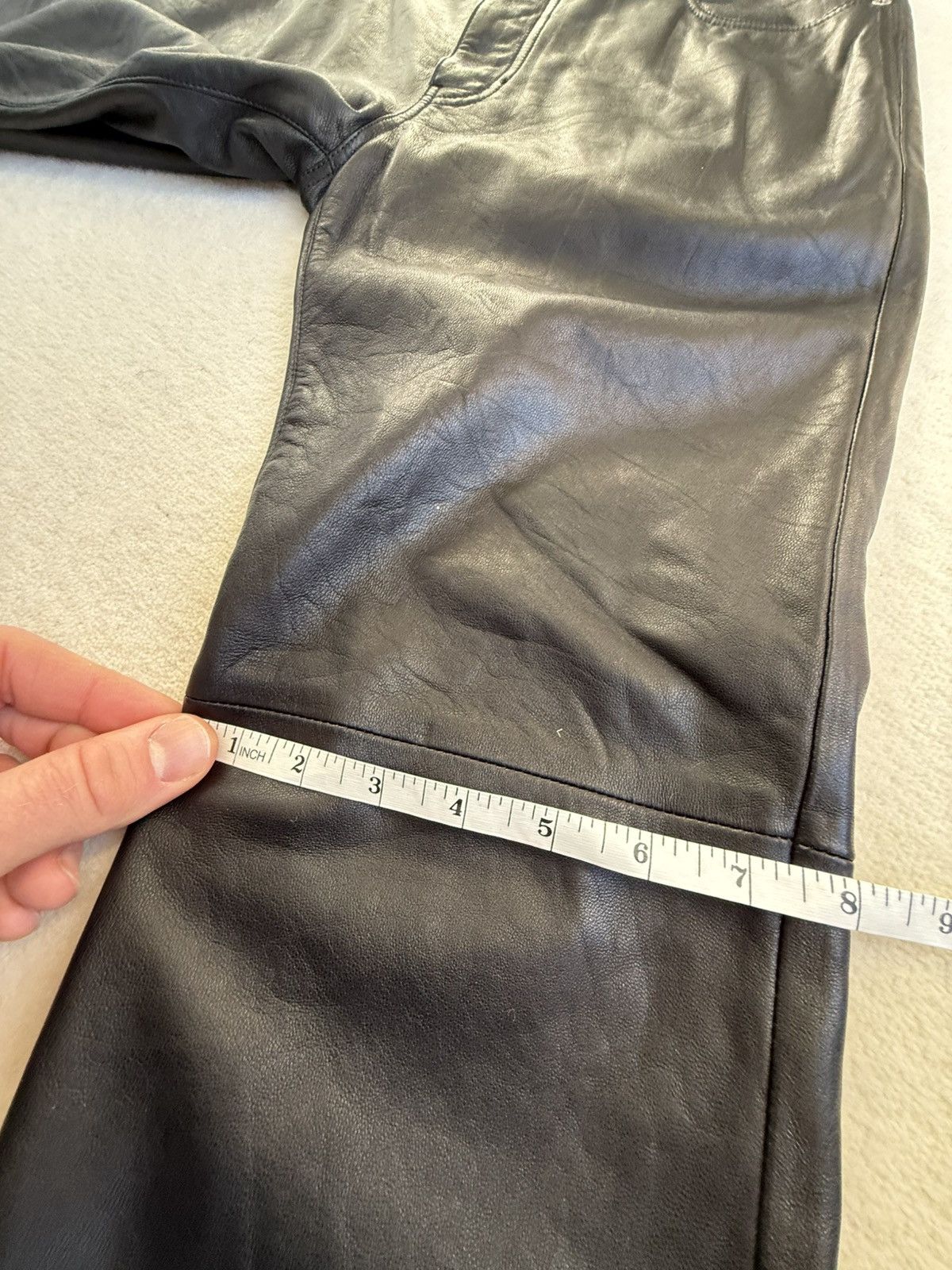 Saint Laurent Paris $3290 SS20 Saint Laurent leather pants jeans 52 Grail Size US 36 / EU 52 - 9 Thumbnail