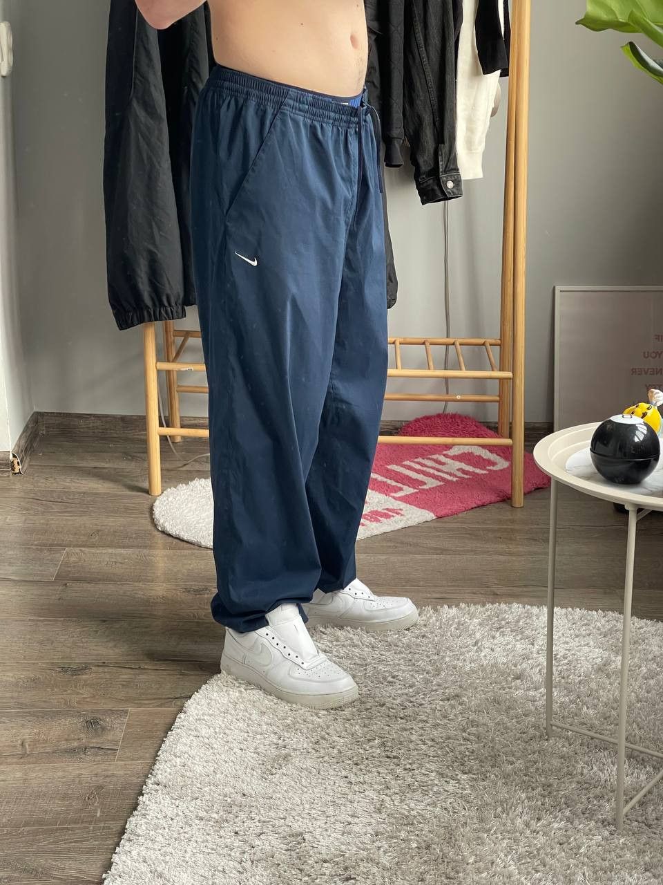 Nike × Streetwear × Vintage CRAZY Vintage Nike Track Pants Drill baggy Size US 34 / EU 50 - 1 Thumbnail