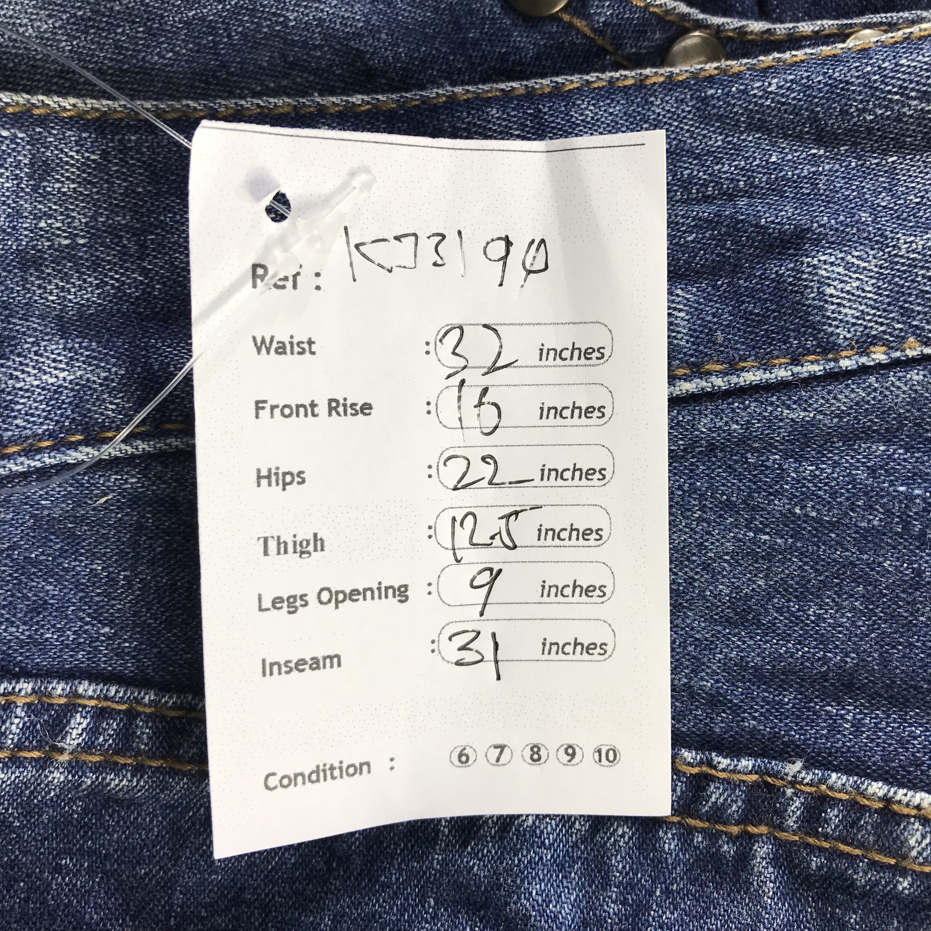 Japanese Brand × PPFM PPFM Jeans Multi Pocket Camo Cargo Denim KJ3194 Size US 32 / EU 48 - 15 Thumbnail