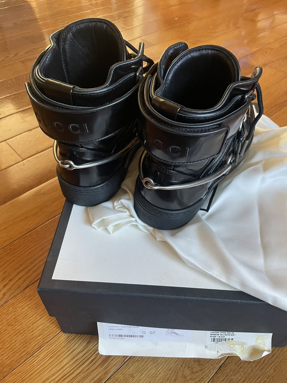 Gucci MENS GUCCI MANGUM HIGH TOPS Size US 8 / EU 41 - 20 Thumbnail