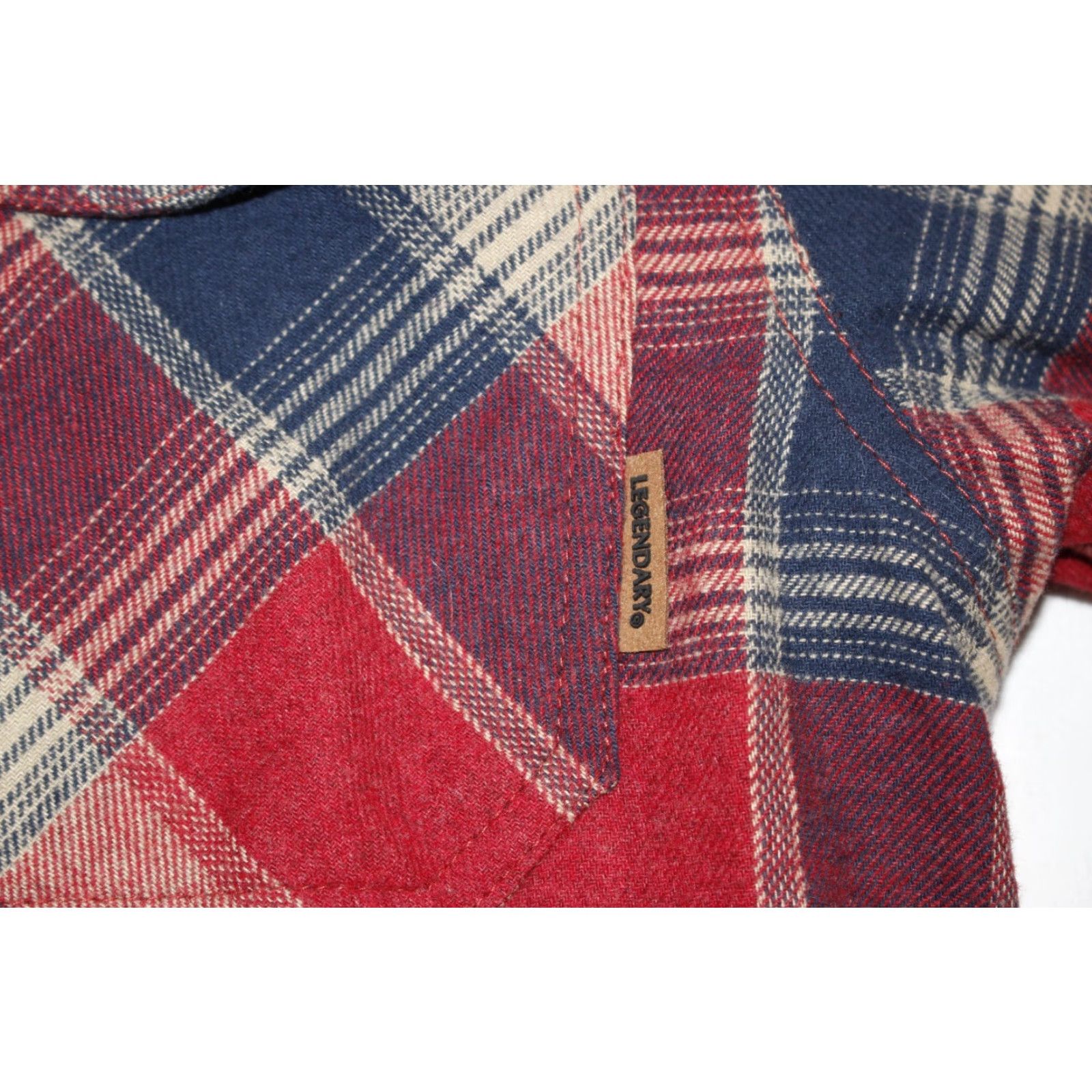 Vintage Legendary Whitetails Shirt Mens S Thermal Lined Flannel Jacket Shacket Plaid Red Size US S / EU 44-46 / 1 - 5 Thumbnail