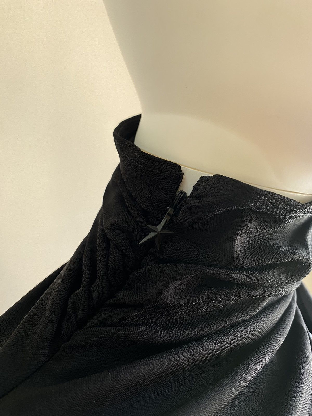 Mugler MUGLER X H&M Gathered One Shoulder Mini Dress Size XL Size XL / US 12-14 / IT 48-50 - 6 Thumbnail