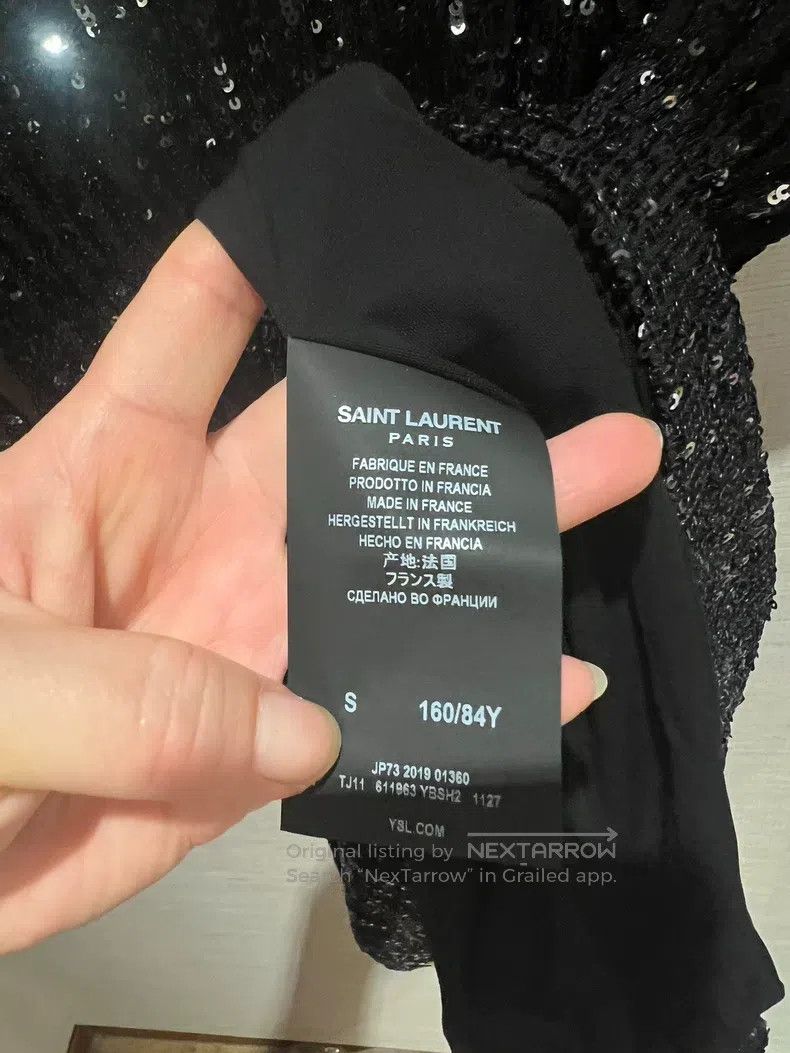 Saint Laurent Paris Saint Laurent Paris Beaded Dress S Size S / US 4 / IT 40 - 5 Thumbnail