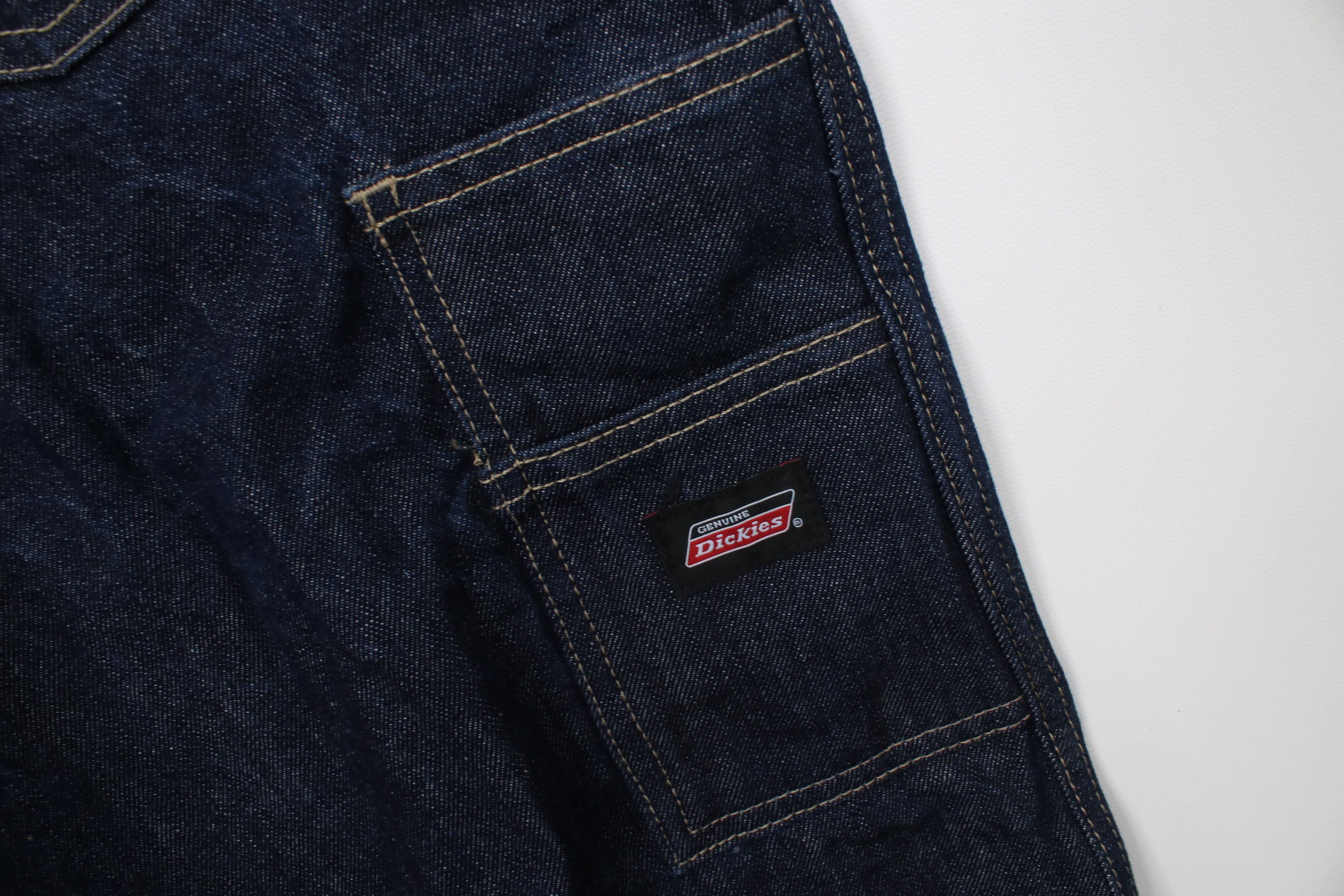 Dickies Vintage Y2K Dickies Fit Dungaree Denim Jean Shorts Jorts Size US 40 / EU 56 - 11 Thumbnail