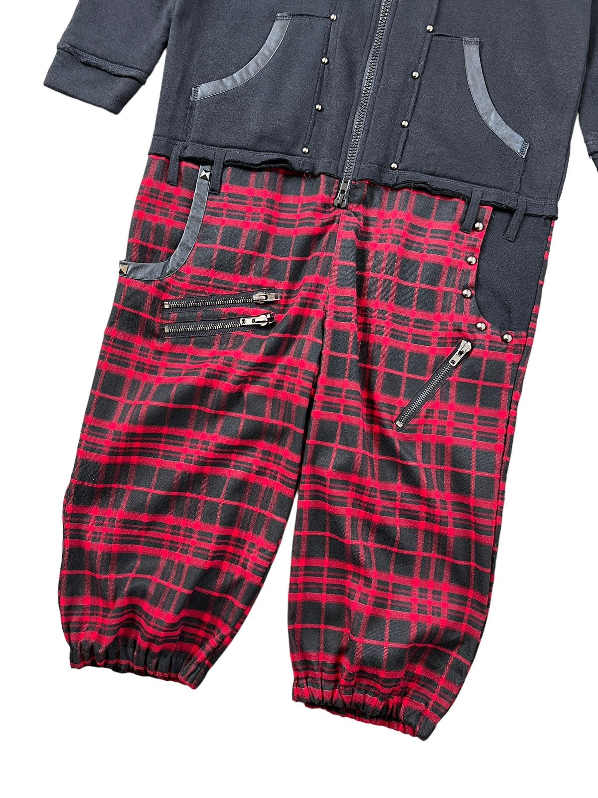 Sex Pot ReVeNGe Sex Pot Revenge Tartan Punk Jumpsuit Size US 34 / EU 50 - 3 Thumbnail