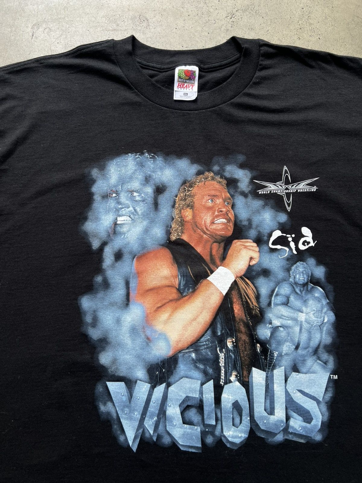 Vintage × WCW/nWo × WWF VTG ‘90s Sycho Sid Vicious Wrestling Tee Shirt WWE Size US XXL / EU 58 / 5 - 1 Thumbnail