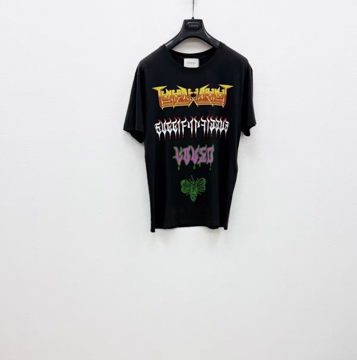 Gucci GUCCI 100% Cotton Washed Vintage Short Sleeve T-shirt J30 Size US XS / EU 42 / 0 - 1 Thumbnail