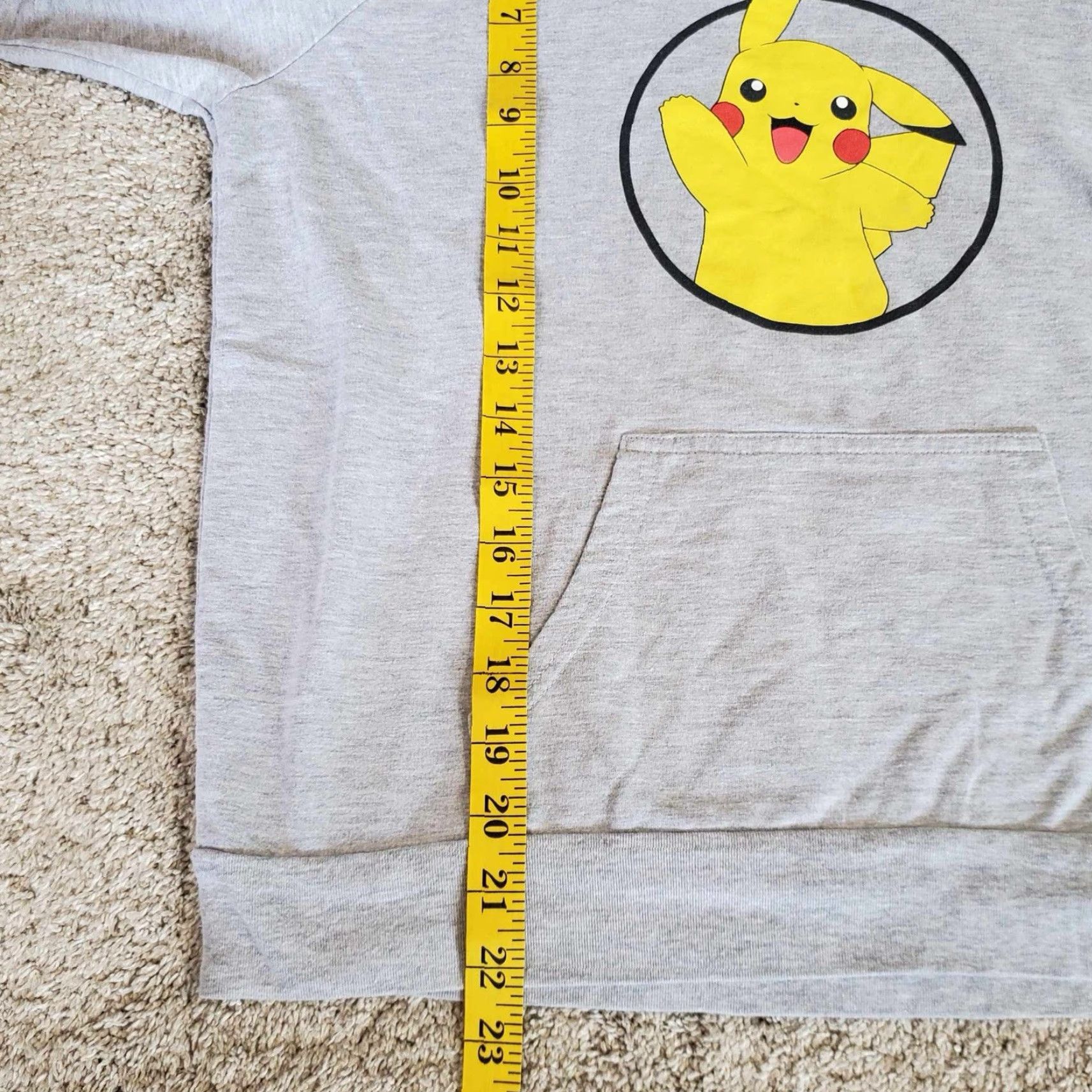Vintage Pokemon Hoodie Pikachu Womens Size M Heather Grey Size M / US 6-8 / IT 42-44 - 5 Thumbnail