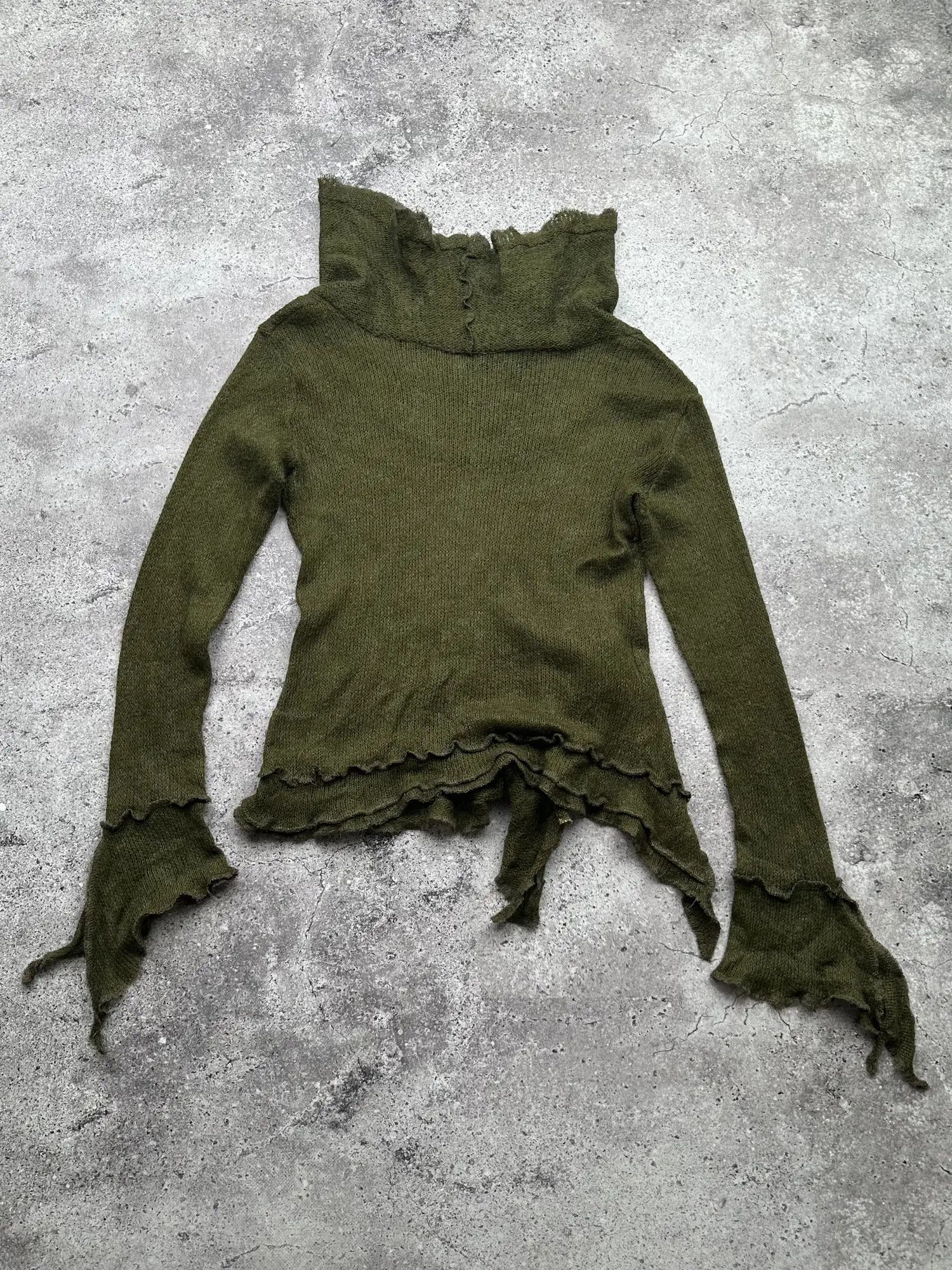 Japanese Brand Vintage Assymetry Blouse C79(V445) Size M / US 6-8 / IT 42-44 - 4 Thumbnail
