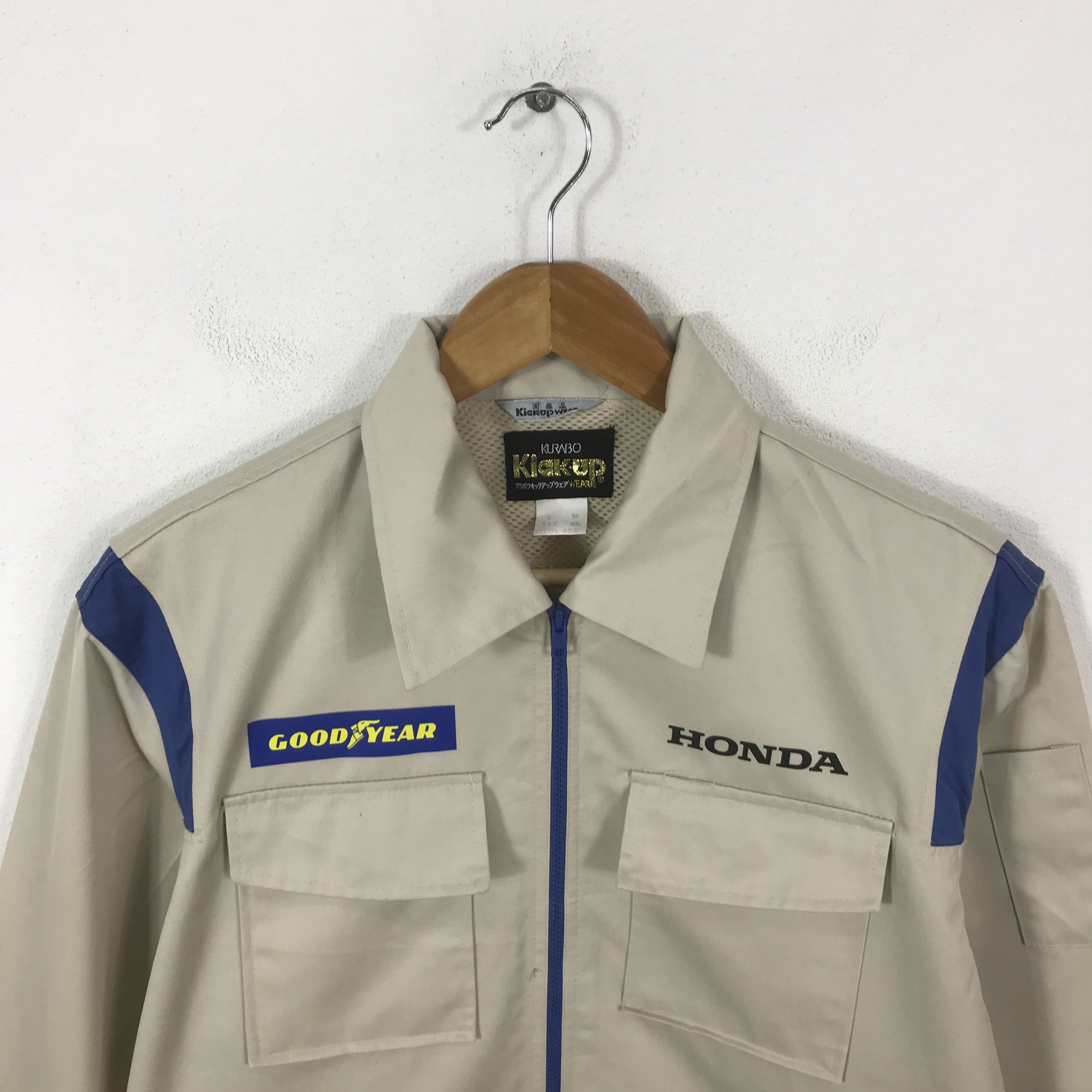 Honda Vtg Honda Racing japan Uniform Japan Custom jacket Size US L / EU 52-54 / 3 - 3 Thumbnail