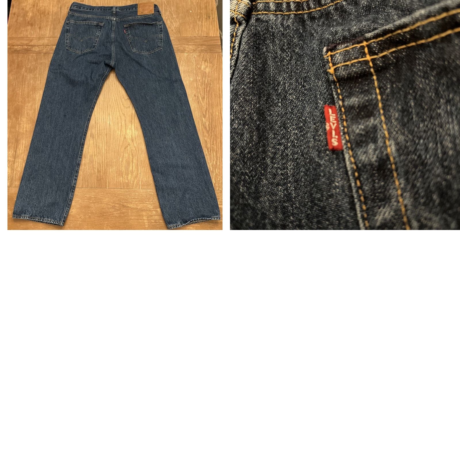 Levi's VINTAGE Levi's 501 Big E Jeans Blue Size 36/30 Button Fly Mens Size US 36 / EU 52 - 8 Thumbnail