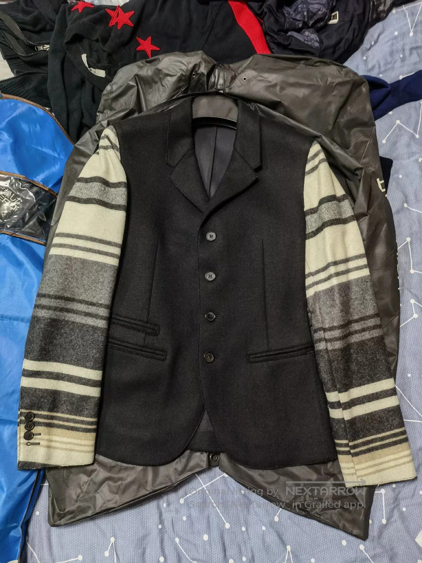 Neil Barrett Neil Barrett Spliced Wool Blazer. Size US M / EU 48-50 / 2 - 1 Thumbnail