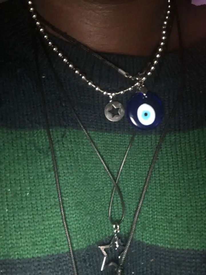 Jewelry × Vintage Harajuku Cute Star Pentagram Pendant Necklaces Punk Rock Size ONE SIZE - 5 Thumbnail