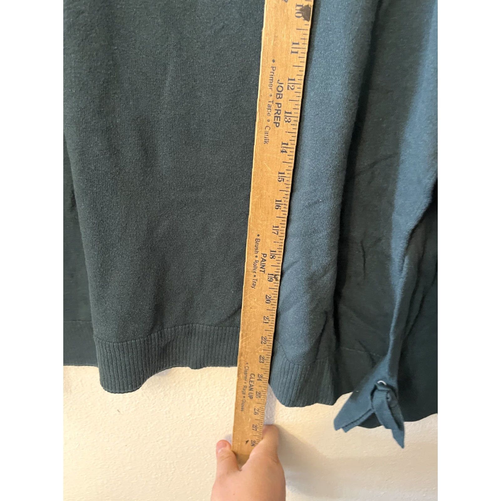 Talbots Talbots Women’s Sweater XL Teal 3/4 Sleeve Boat Neck Pullover Office, Business, Professional Womens XL Teal Pullover Sweater Size XL / US 12-14 / IT 48-50 - 4 Thumbnail