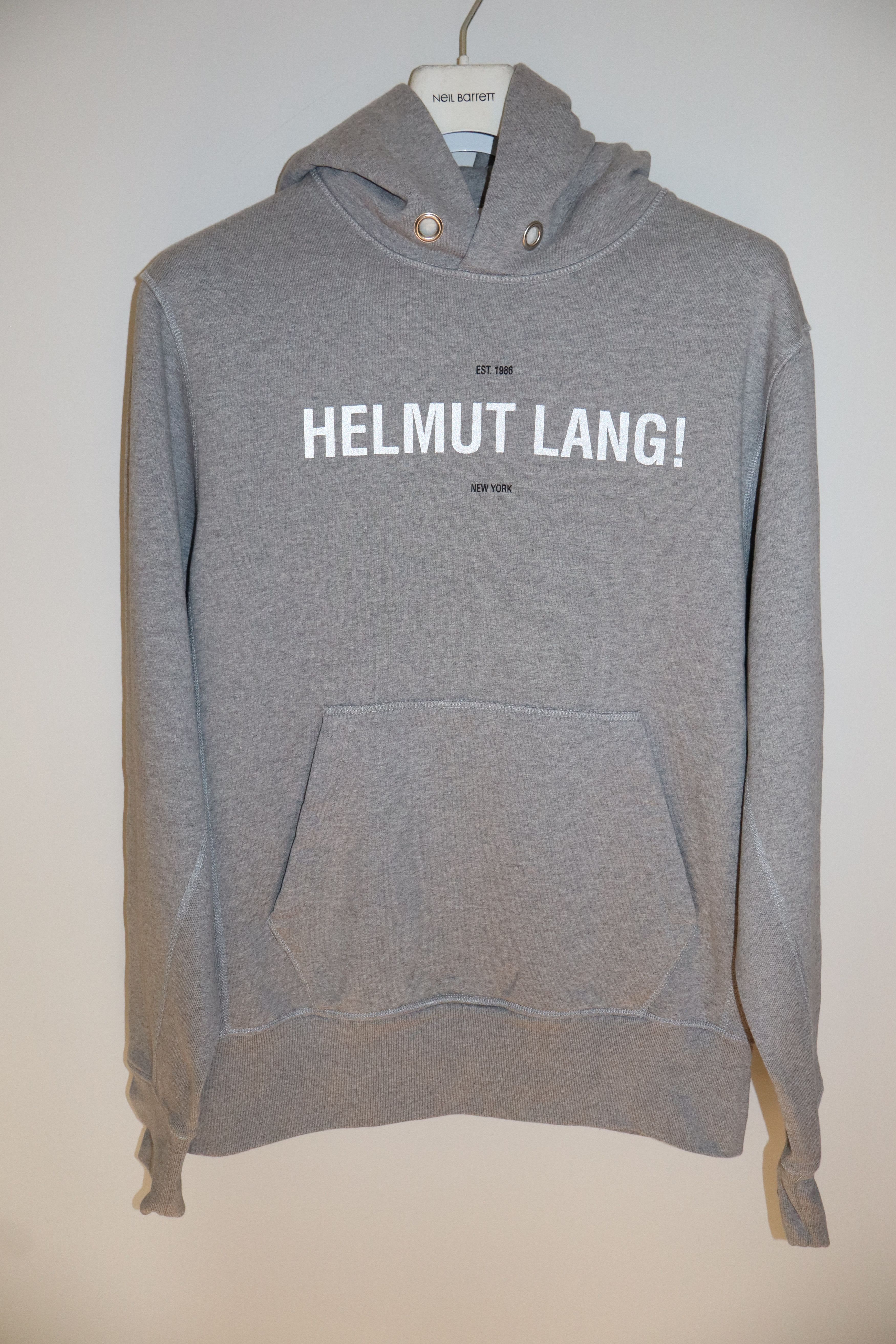 Helmut Lang Logo print hoodie Size US M / EU 48-50 / 2 - 1 Thumbnail