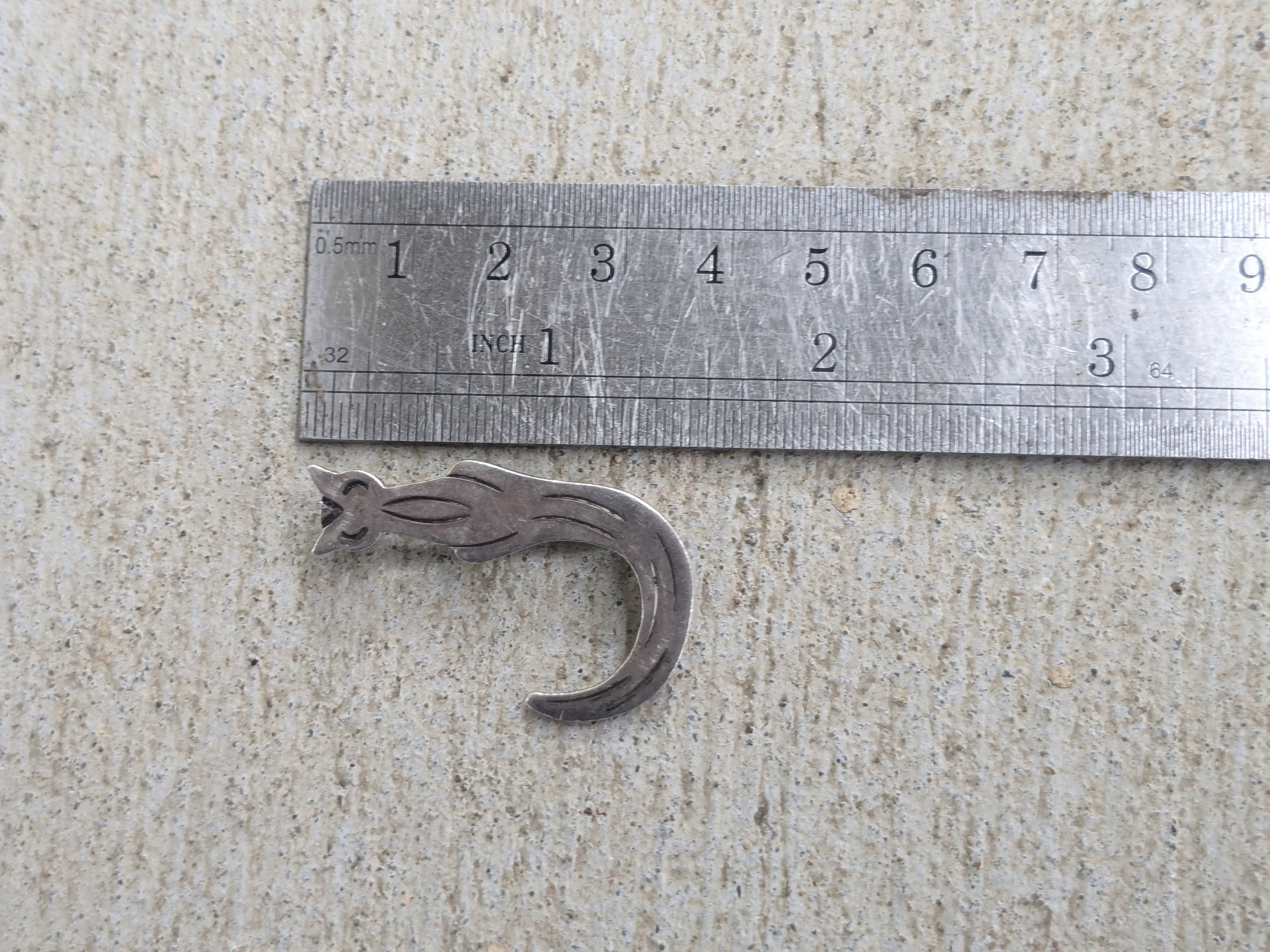 Sterling Silver × Vintage Vintage Sterling Silver Pin Brooch Cat Kitty Taxco Mexico Size ONE SIZE - 9 Thumbnail
