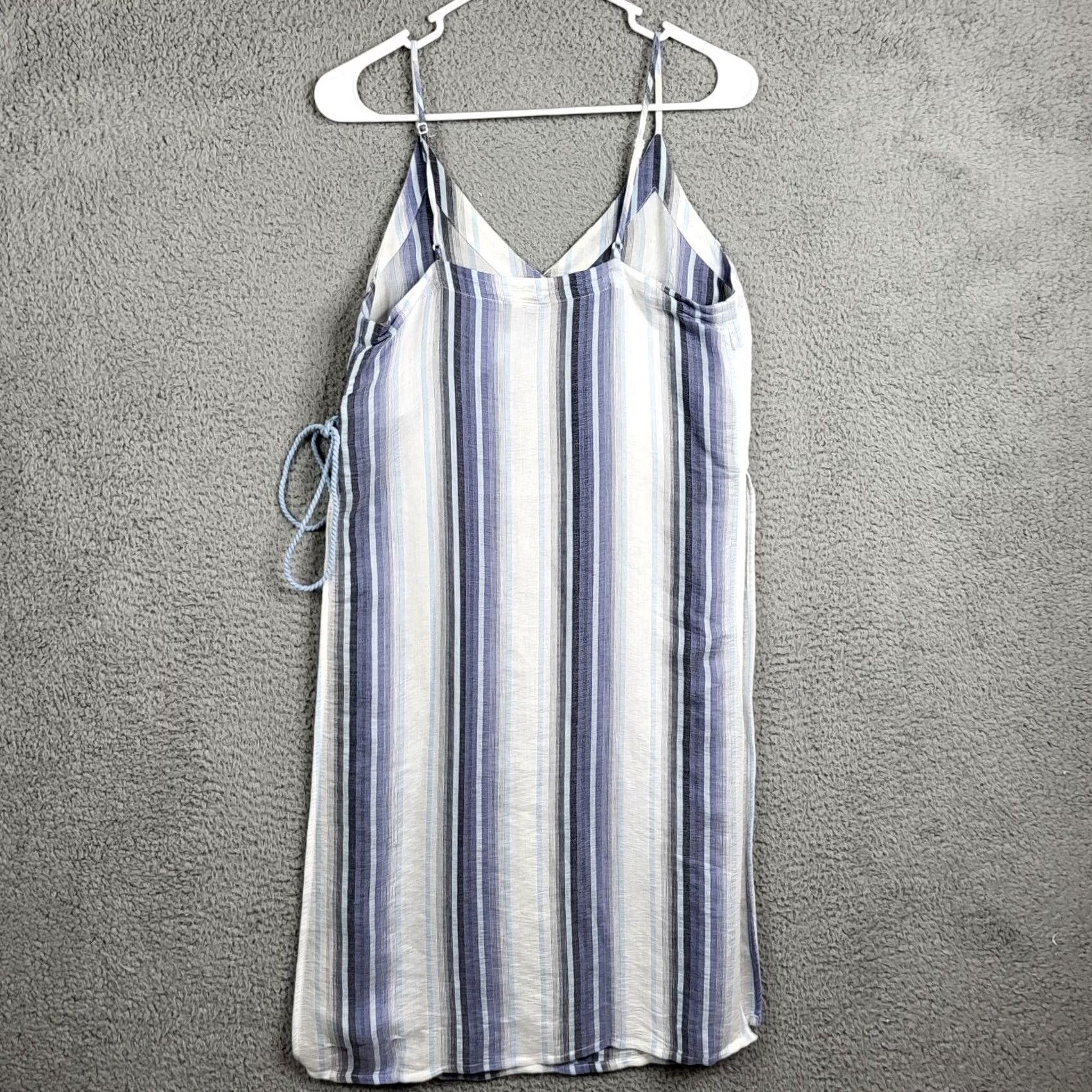 Vintage VINTAGE Akemi + Kin Women's blue white stripes Emerson Wrap Slit tunic XS Size XS / US 0-2 / IT 36-38 - 6 Thumbnail