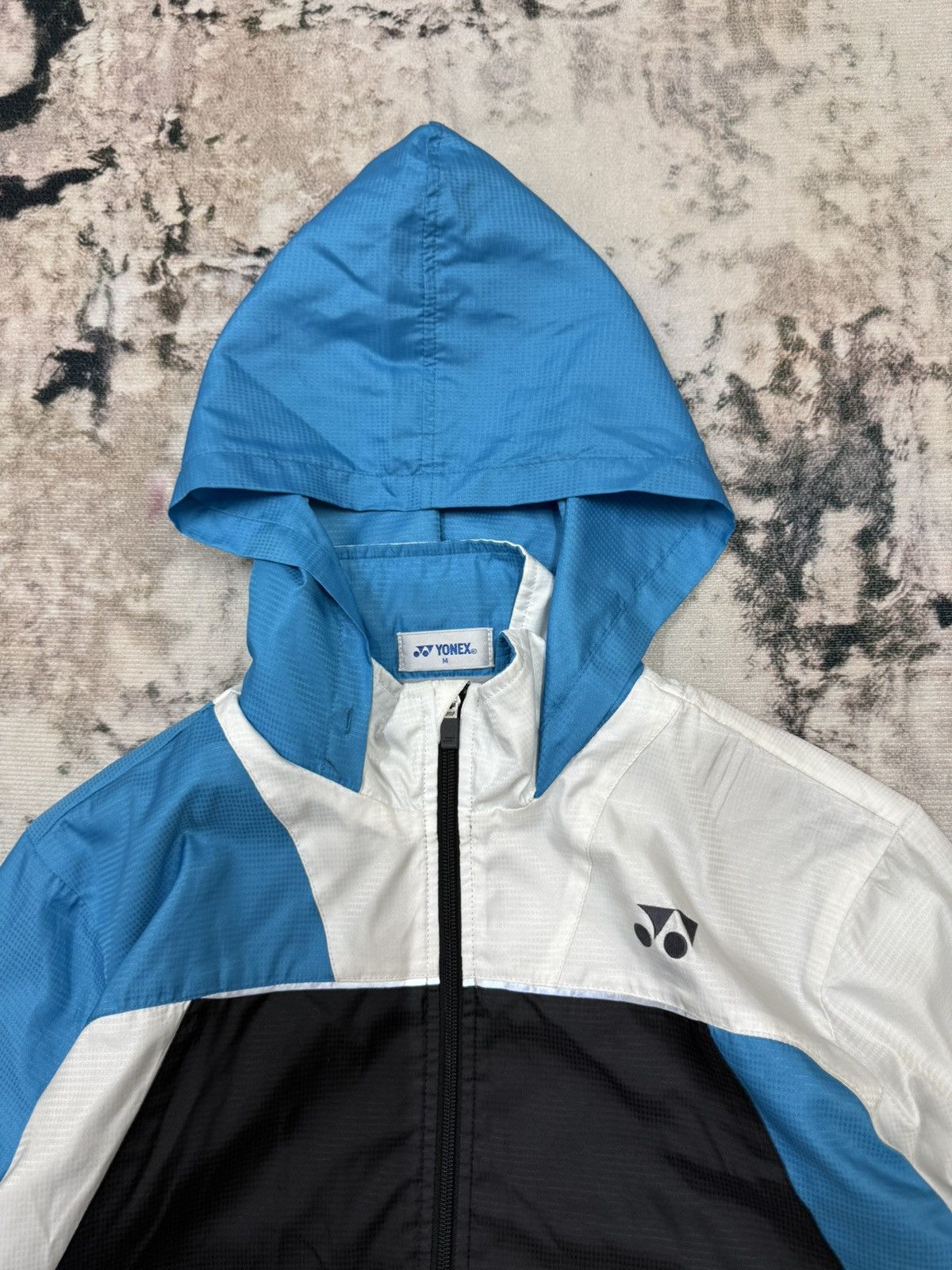 Japanese Brand Vintage 90s Yonex Double Breasted Windbreaker Jacket Hoodie Size US M / EU 48-50 / 2 - 4 Thumbnail