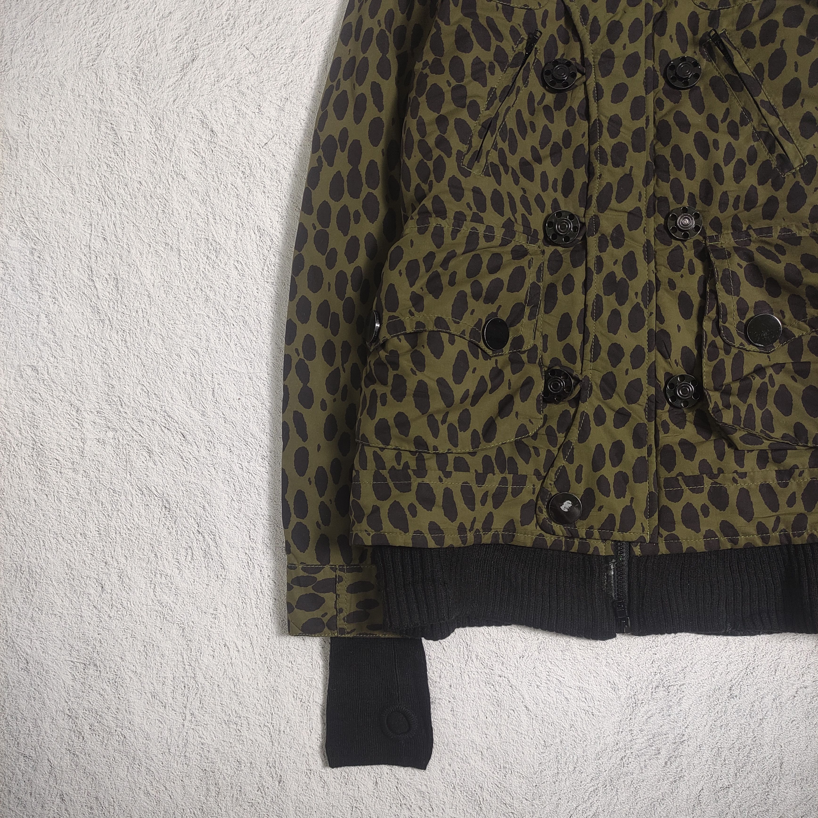 If Six Was Nine × KMRii × Le Grande Bleu (L.G.B.) Sly Fur Raccoon Jacket Loepard Japanese Brand Size US M / EU 48-50 / 2 - 4 Thumbnail