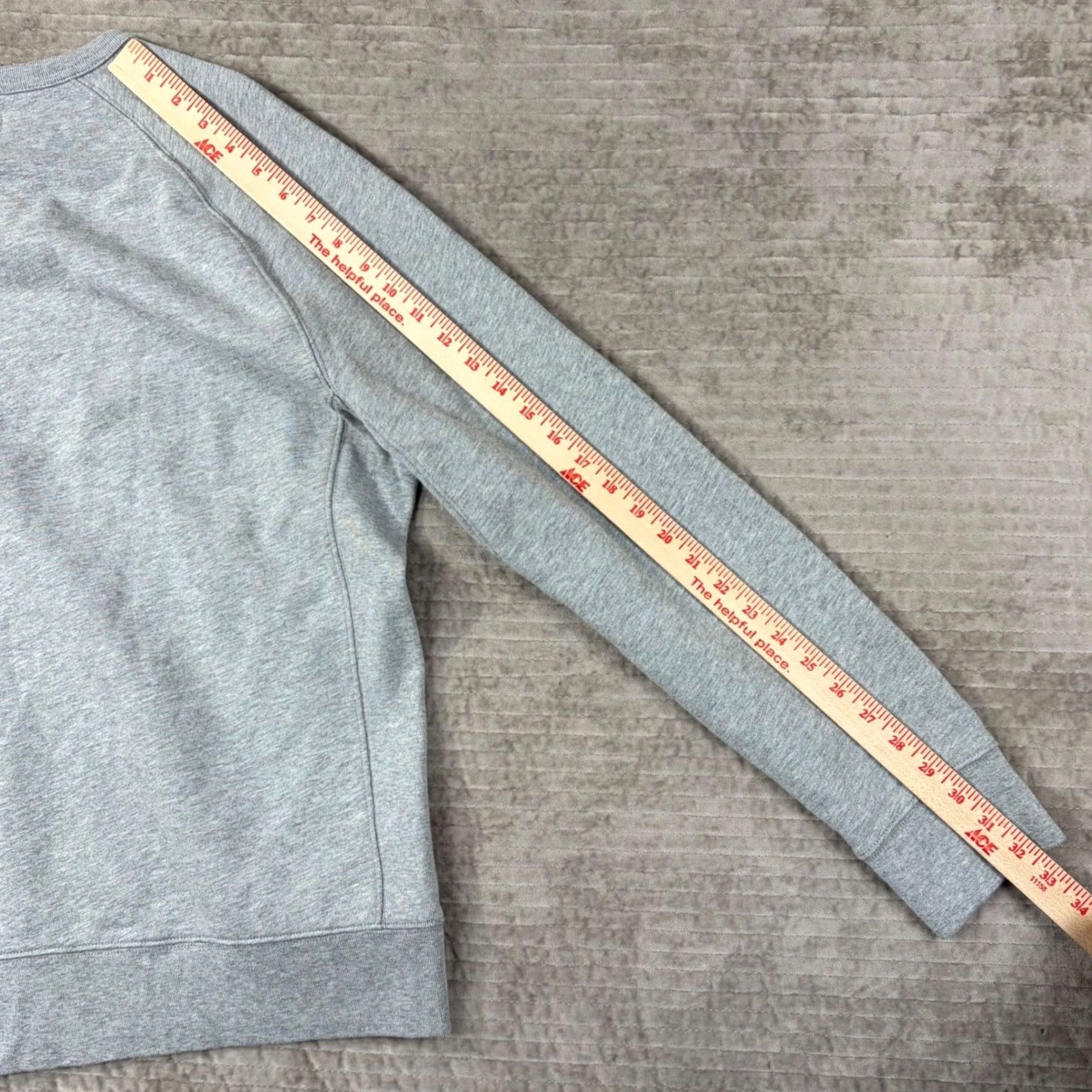 Levi's VINTAGE? No — Levis MLB Kansas City Royals Sweatshirt Mens 2XL Gray Raglan Pullover Crewneck Size US XXL / EU 58 / 5 - 5 Thumbnail