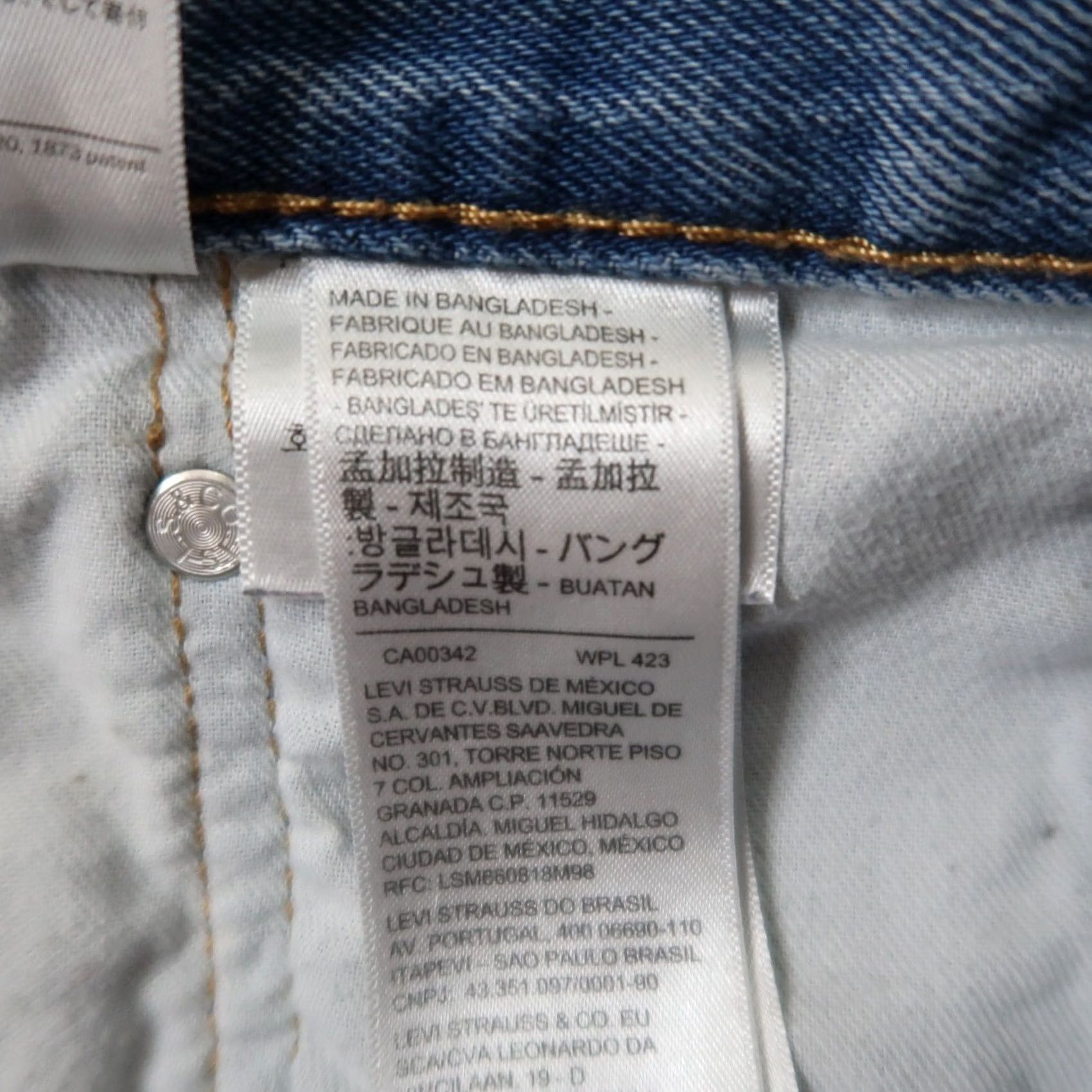 Levi's Levi's 505 Regular Fit Straight Jeans Men's 36x32 Blue Denim Distressed 5-Pocket Design Size US 36 / EU 52 - 5 Thumbnail