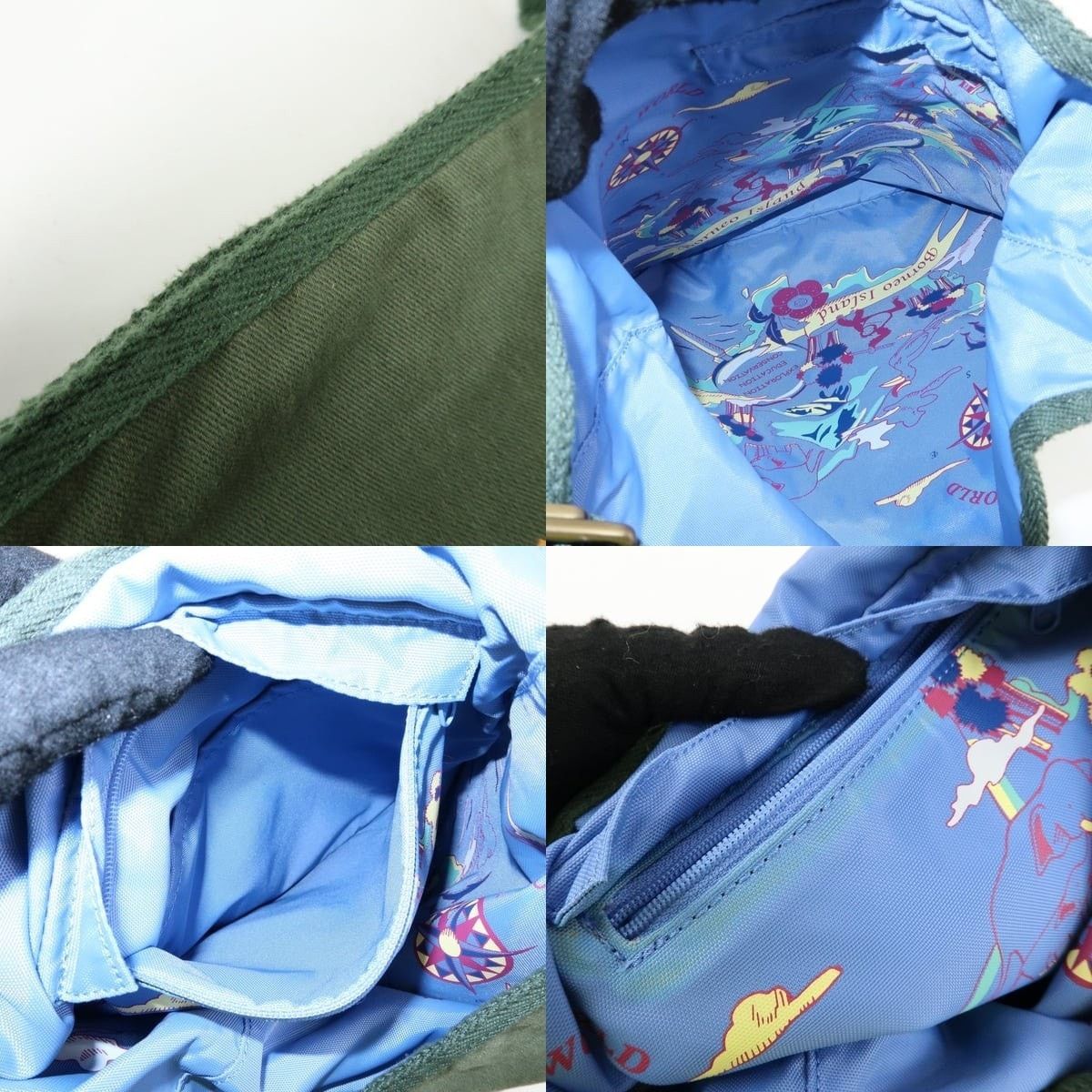 Huntington Hunting World Conservation Exploration Canvas Crossbody Bag Size ONE SIZE - 6 Thumbnail