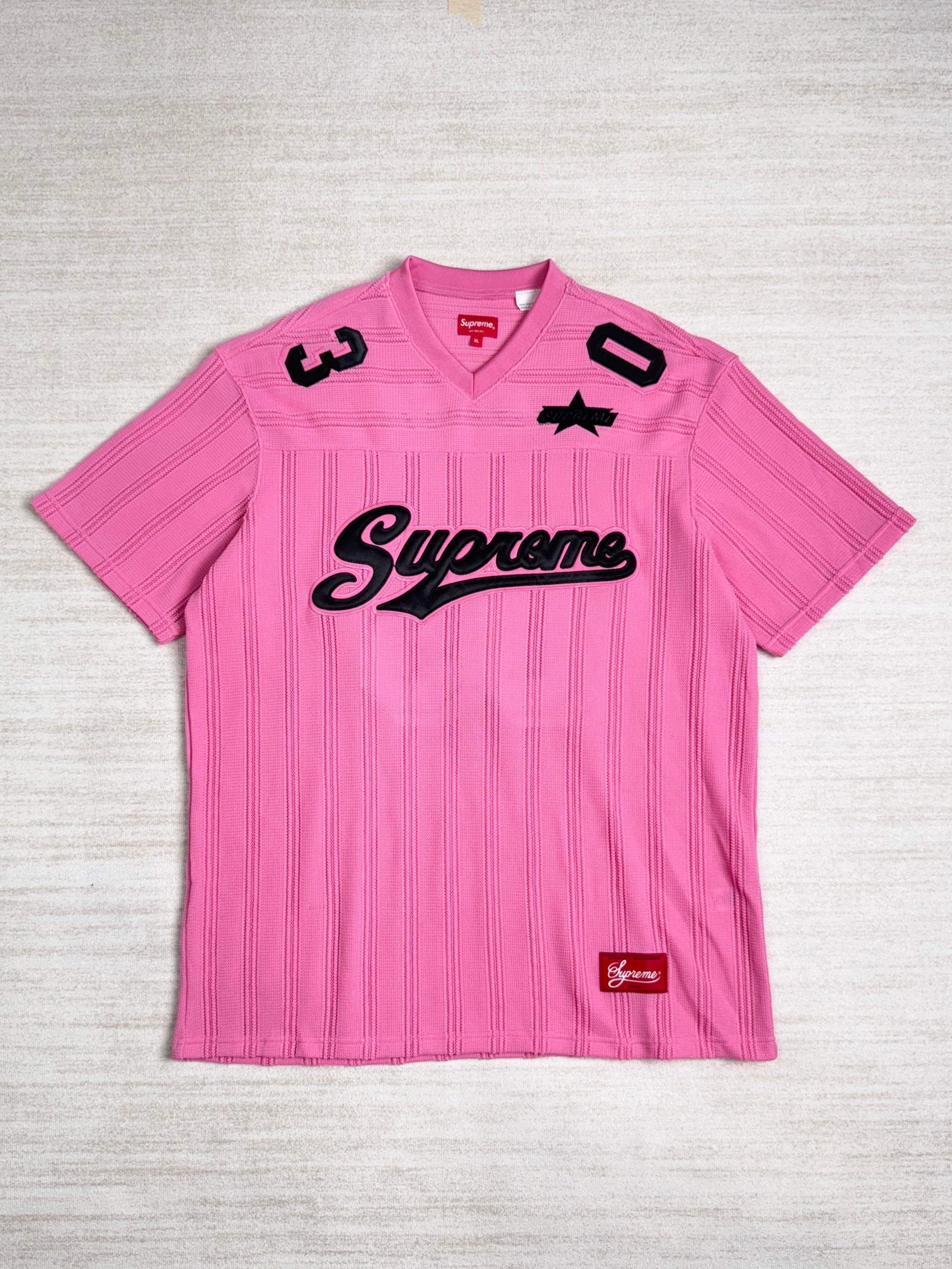 Supreme UNWORN* Supreme Mesh Stripe Football Jersey Size US XL / EU 56 / 4 - 1 Thumbnail