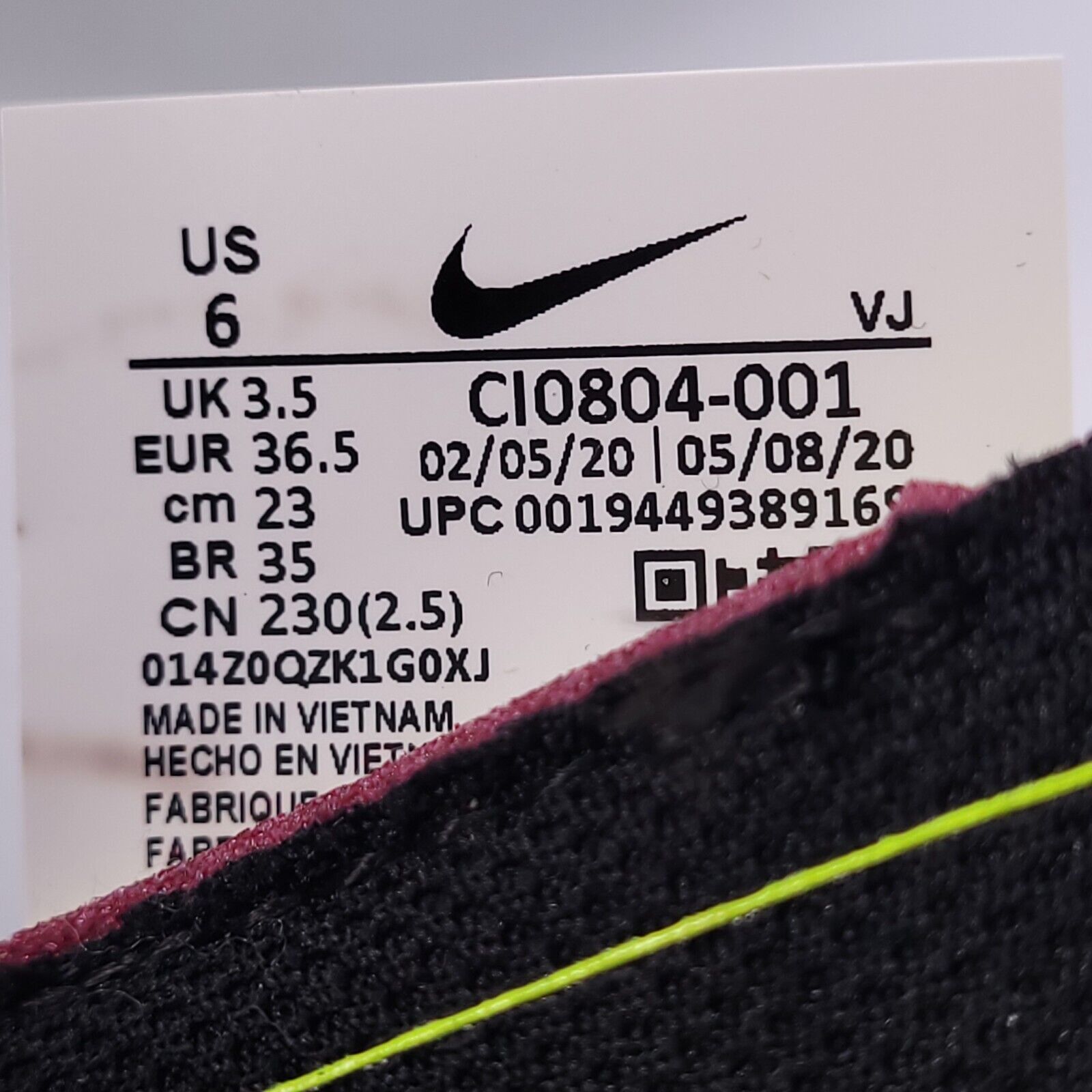 Nike Nike Zoom Double Stacked Shoe Womens Size 6 CI0804-001 Black Size US 6 / IT 36 - 8 Thumbnail