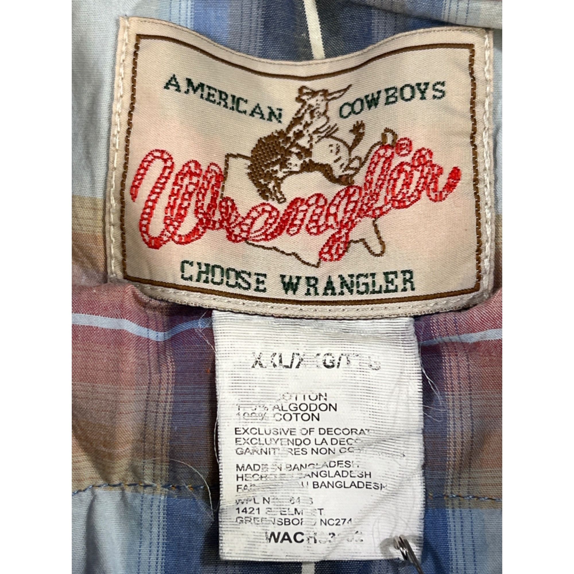 Wrangler Wrangler Men's Orange Wester Shirt/Pearl Snaps Size XXL SKU Size US XXL / EU 58 / 5 - 5 Thumbnail