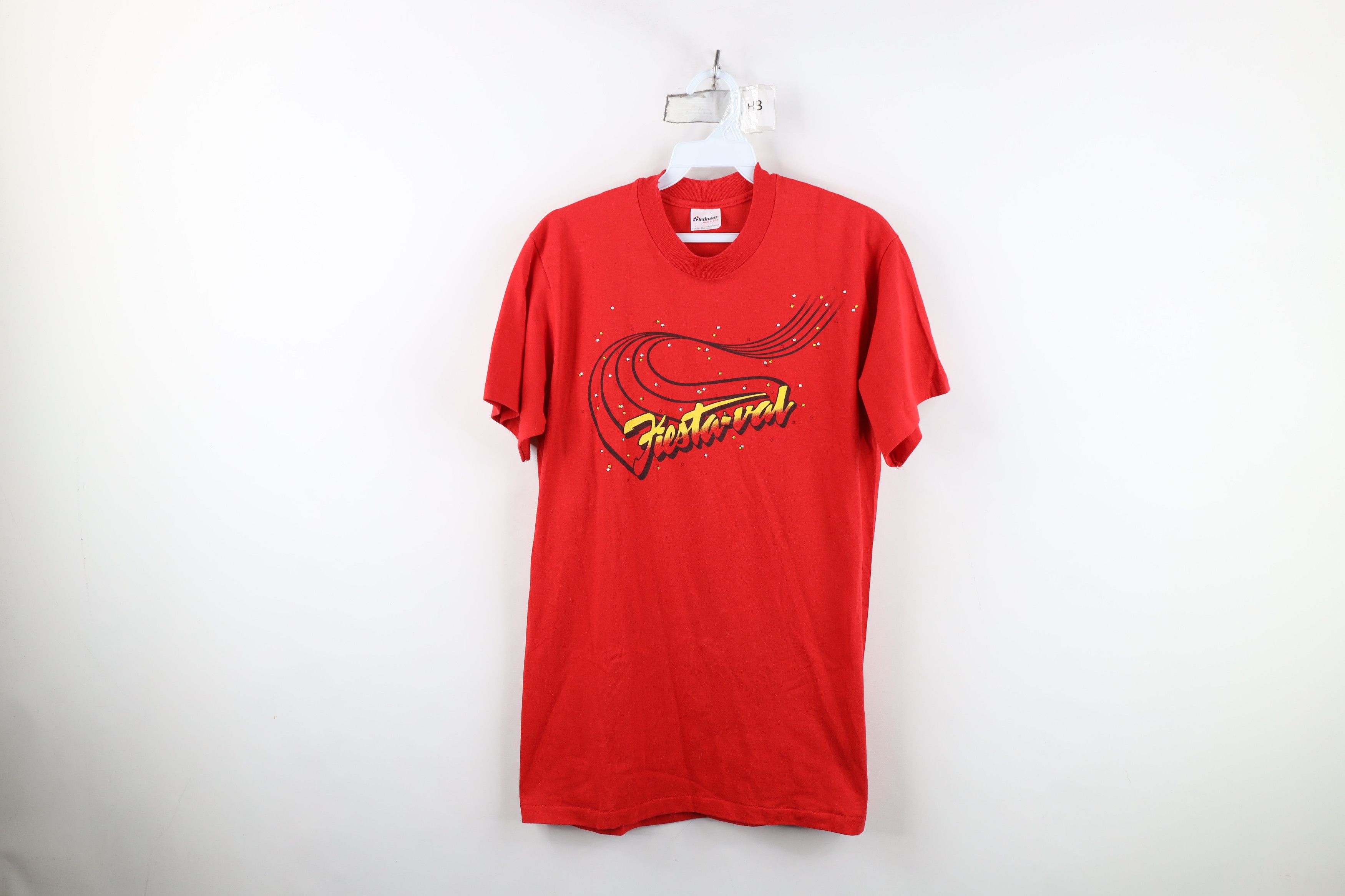 Vintage Vintage 70s 80s Streetwear Val Short Sleeve T-Shirt USA Size L / US 10 / IT 46 - 1 Thumbnail
