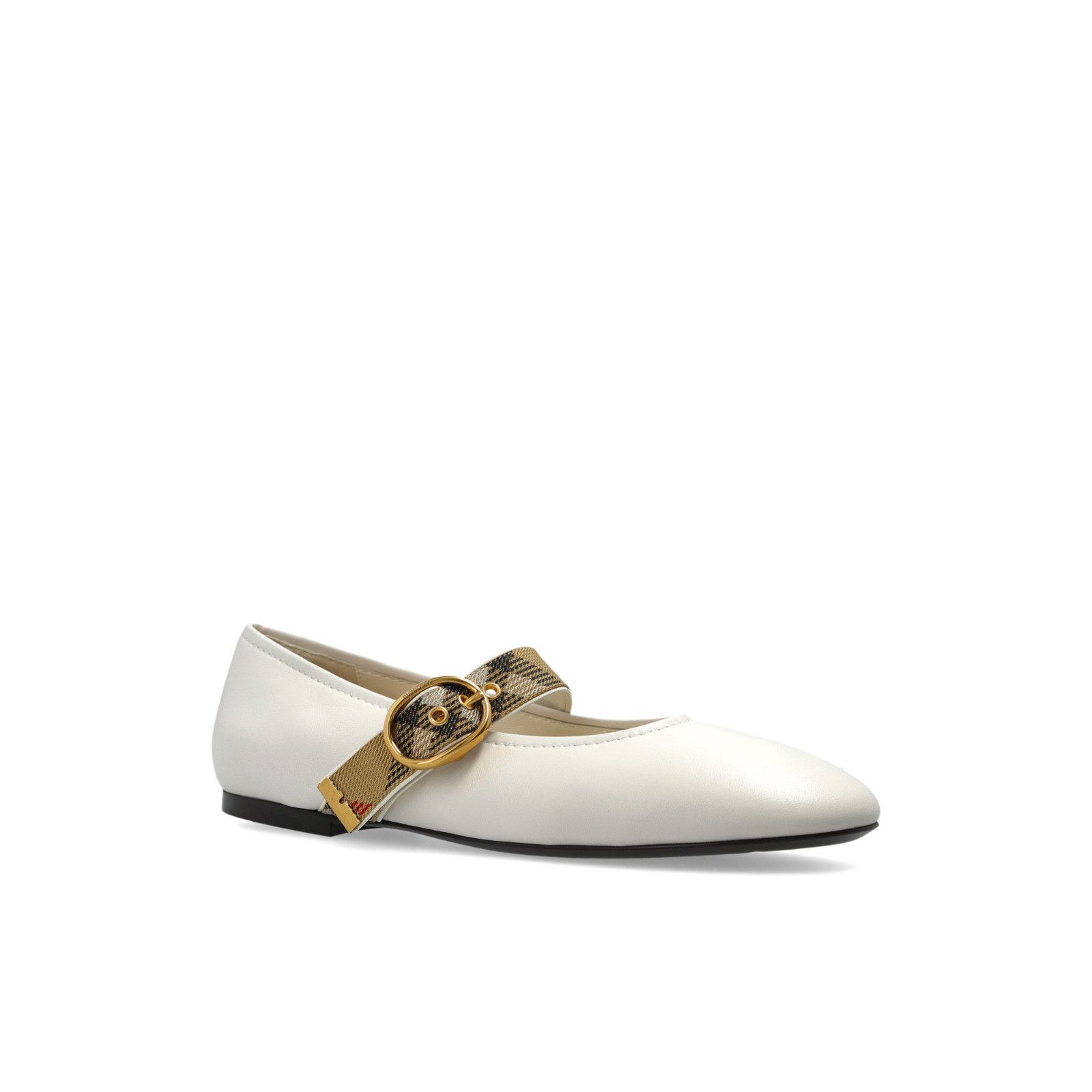 Burberry BURBERRY Robin Sandy Beige Ballet Flats New & Authentic (Wom Size US 9 / IT 39 - 2 Thumbnail
