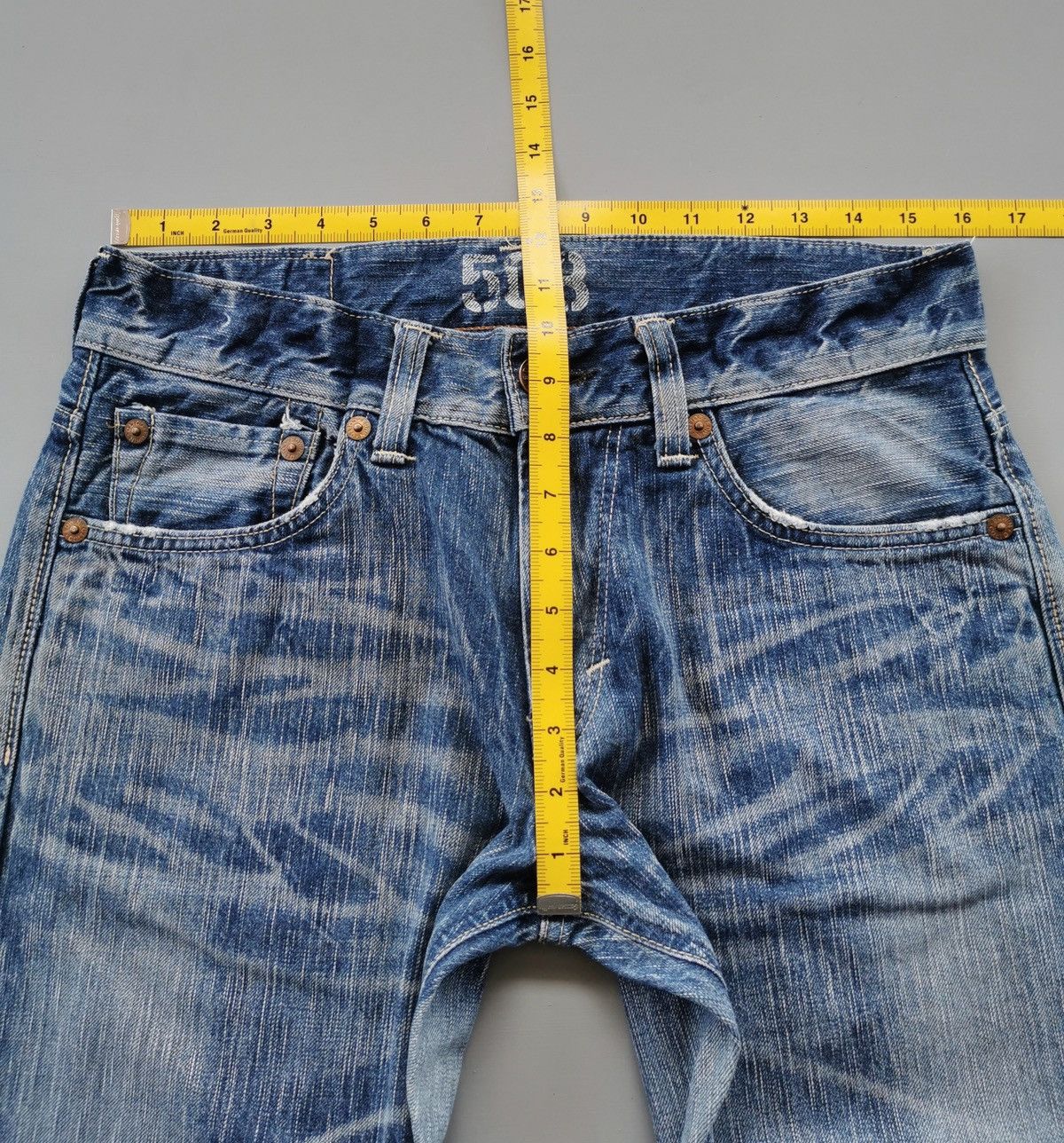 Edwin Edwin 503 blue trip made in japan size 32x32.5 Size US 32 / EU 48 - 9 Thumbnail