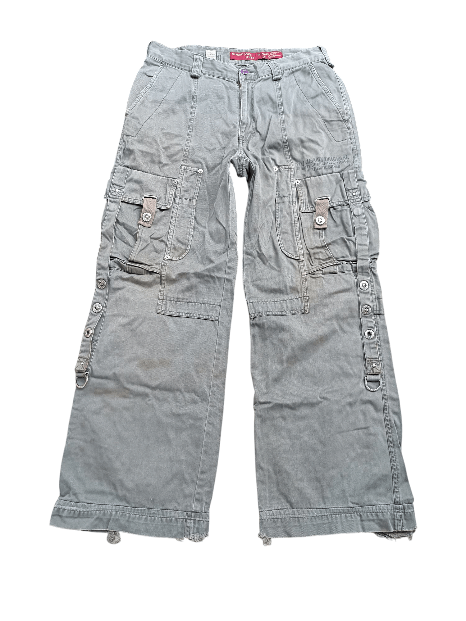 Japanese Brand TB.Jeans Multi Pocket Baggy Cargo Pant E241i