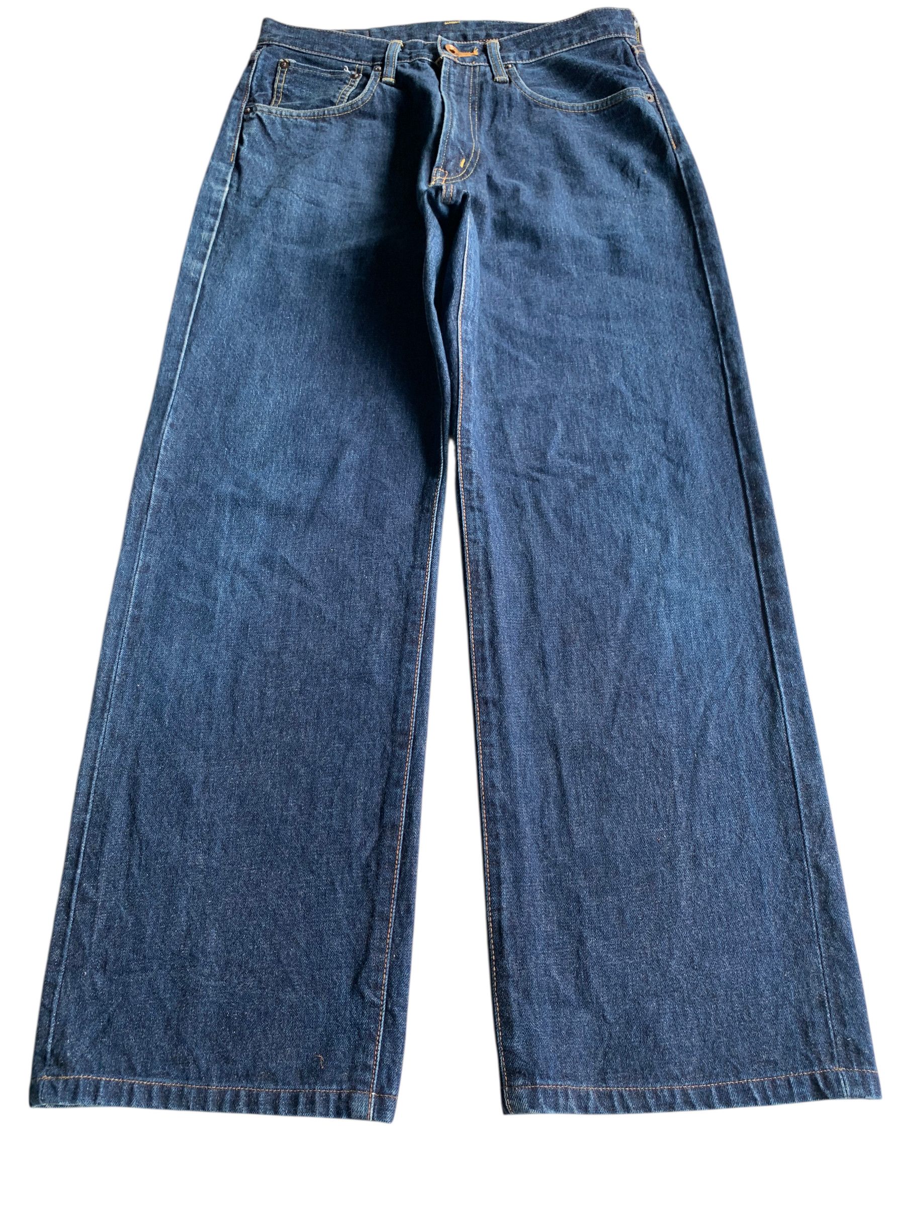 Edwin VINTAGE EDWIN 505 BAGGY SELVEDGE JAPANESE DENIM Size US 30 / EU 46 - 2 Thumbnail