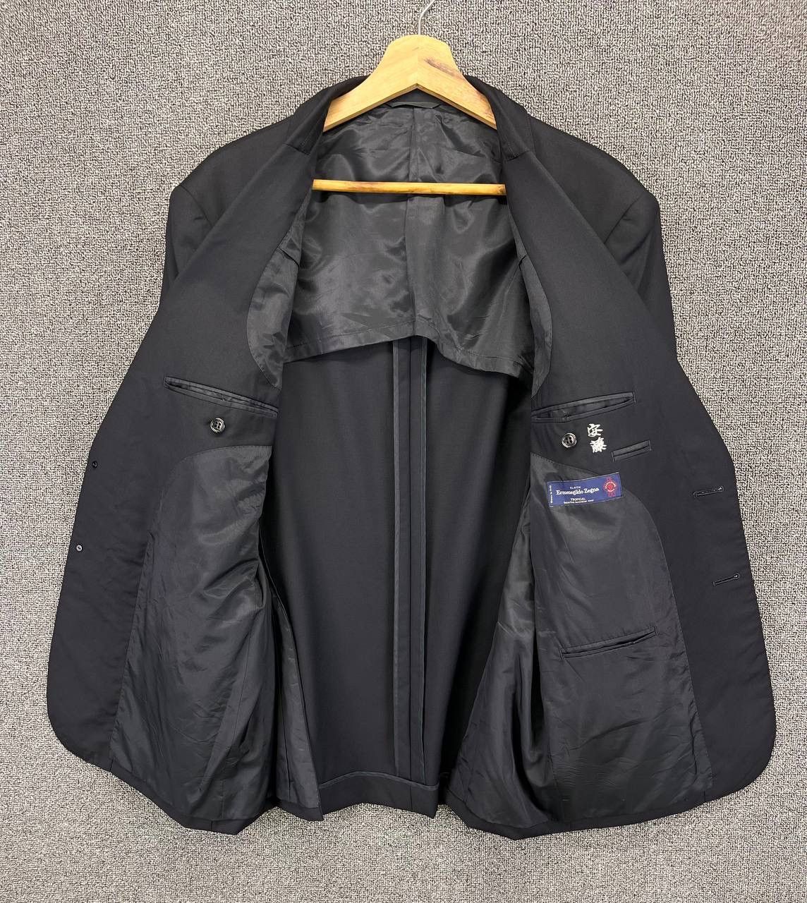 Ermenegildo Zegna × Vintage Vintage Ermenegildo Zegna Luxury Wool Blazer Coat Jacket Size US M / EU 48-50 / 2 - 6 Thumbnail