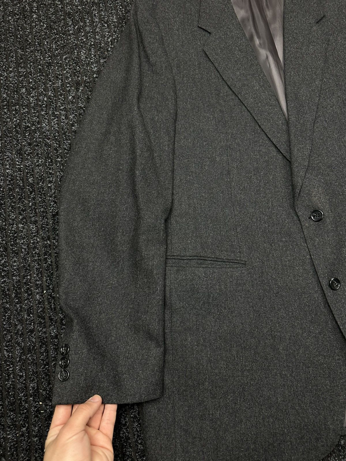Ermenegildo Zegna Vintage Zegna Wool Suit 3 Piece Grey Classic Formal Tailored Size 40R - 4 Thumbnail
