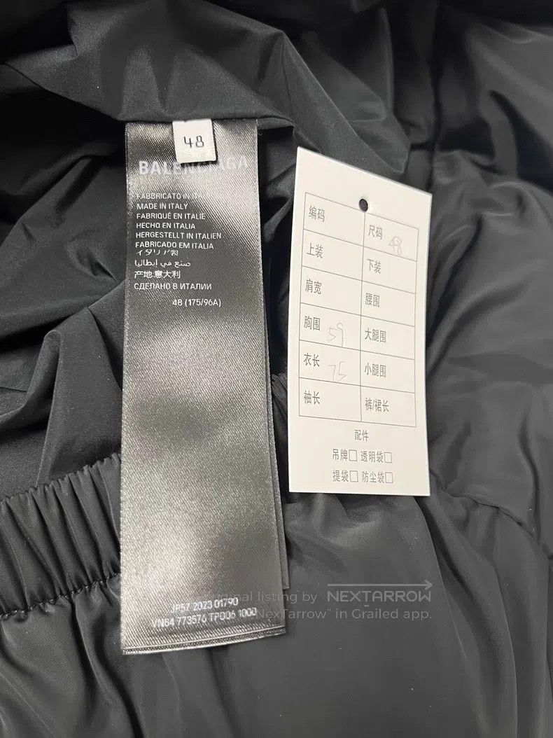 Balenciaga Balenciaga Logo Alphabet Printed Lightweight Collar Zip-Up Size US M / EU 48-50 / 2 - 4 Thumbnail