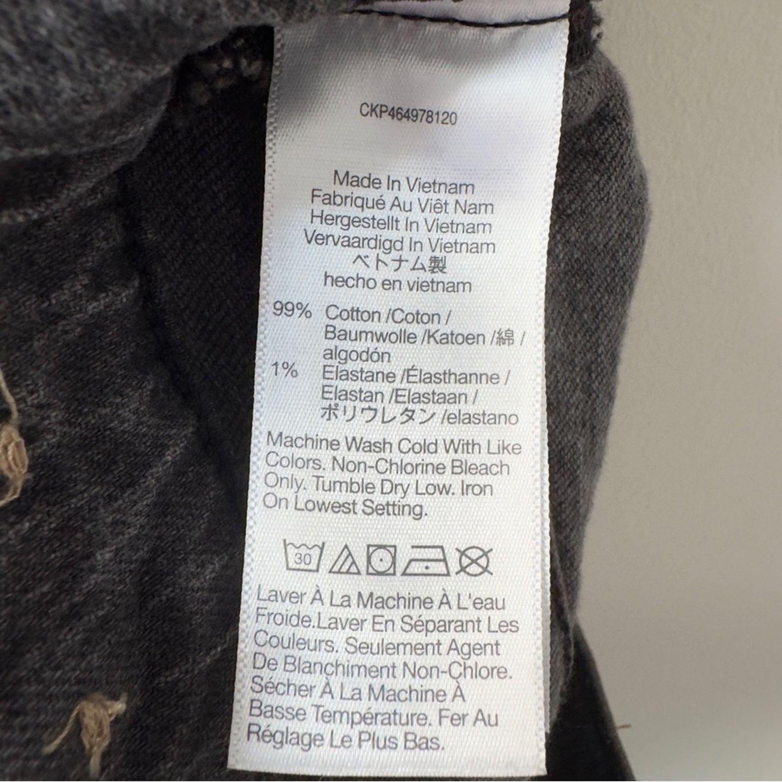Madewell Madewell The Perfect Vintage Jean Gray Denim Zip Button 28 Size 28" / US 6 / IT 42 - 10 Thumbnail