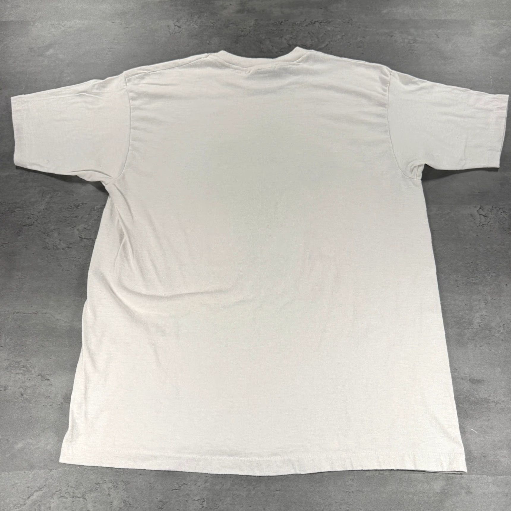 Hanes VINTAGE Houston Texas T Shirt White 80s Short Sleeve Crew Neck Graphic Print Patriotic University Mens XL Size US M / EU 48-50 / 2 - 5 Thumbnail