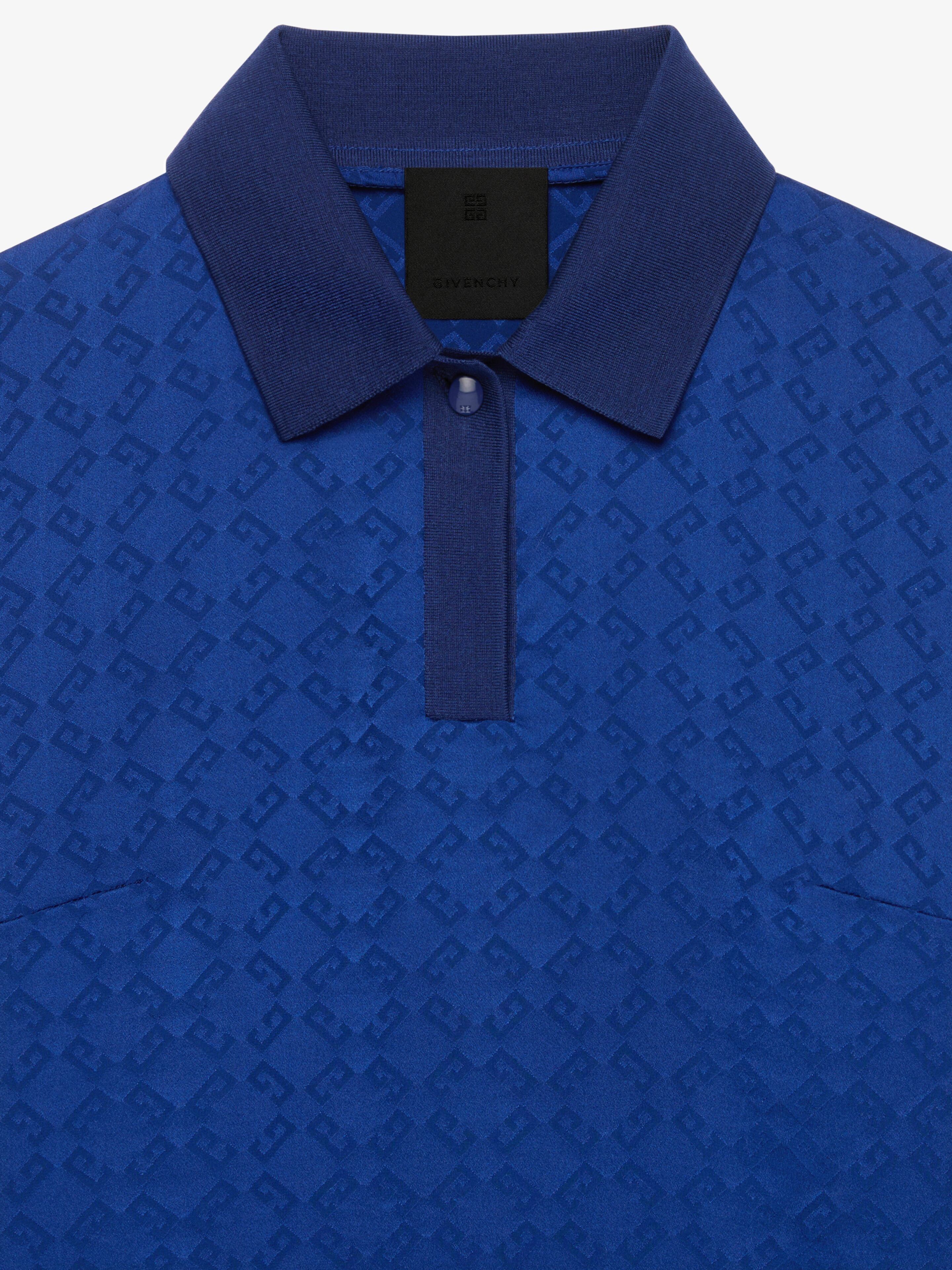 Givenchy o1srvl11e0725 Polo Blouse in Blue Size XS / US 0-2 / IT 36-38 - 5 Thumbnail