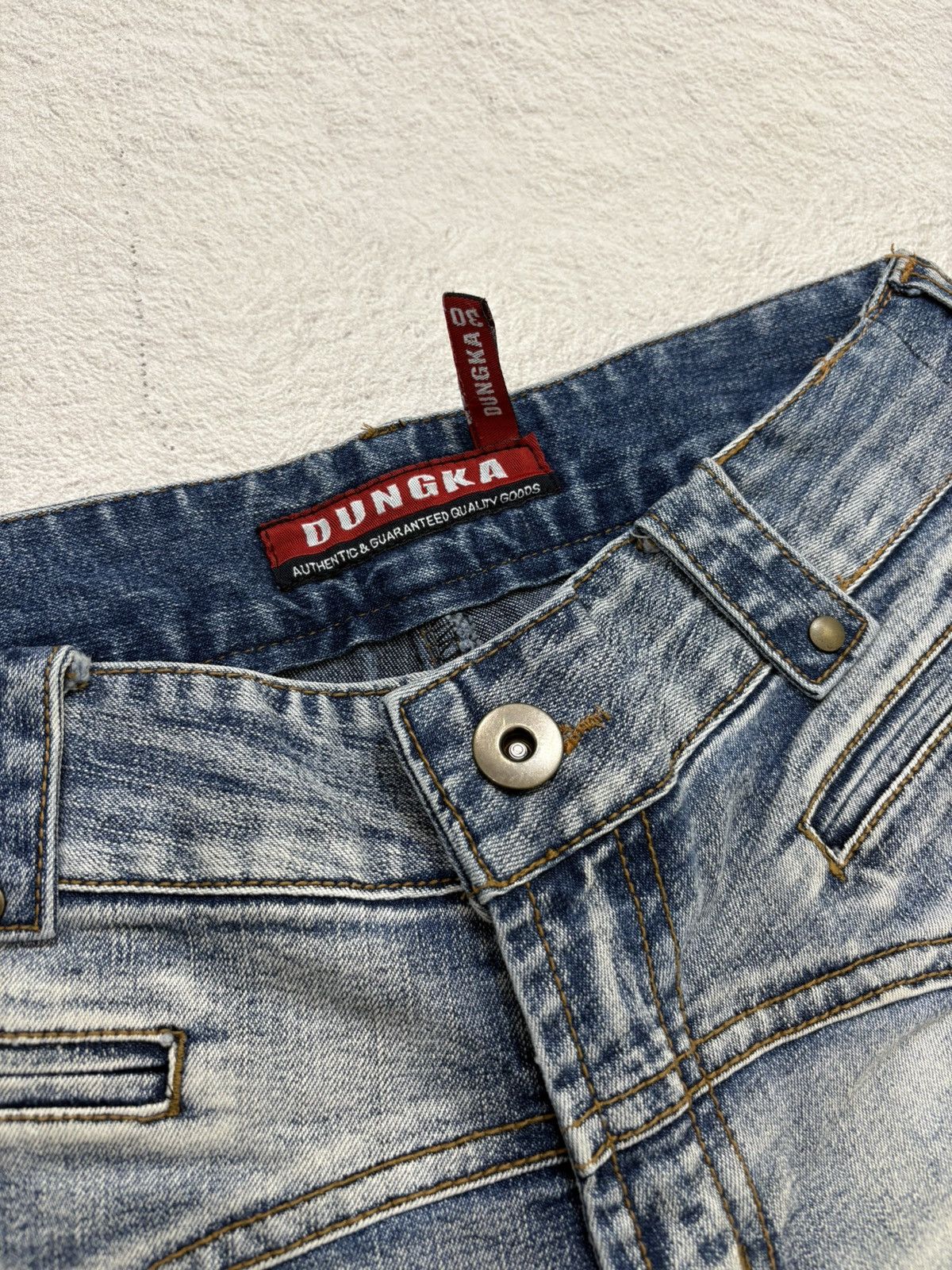 Hysteric Glamour 2000s Flared dongka wash japan denim pants y2k style Size US 28 / EU 44 - 4 Thumbnail
