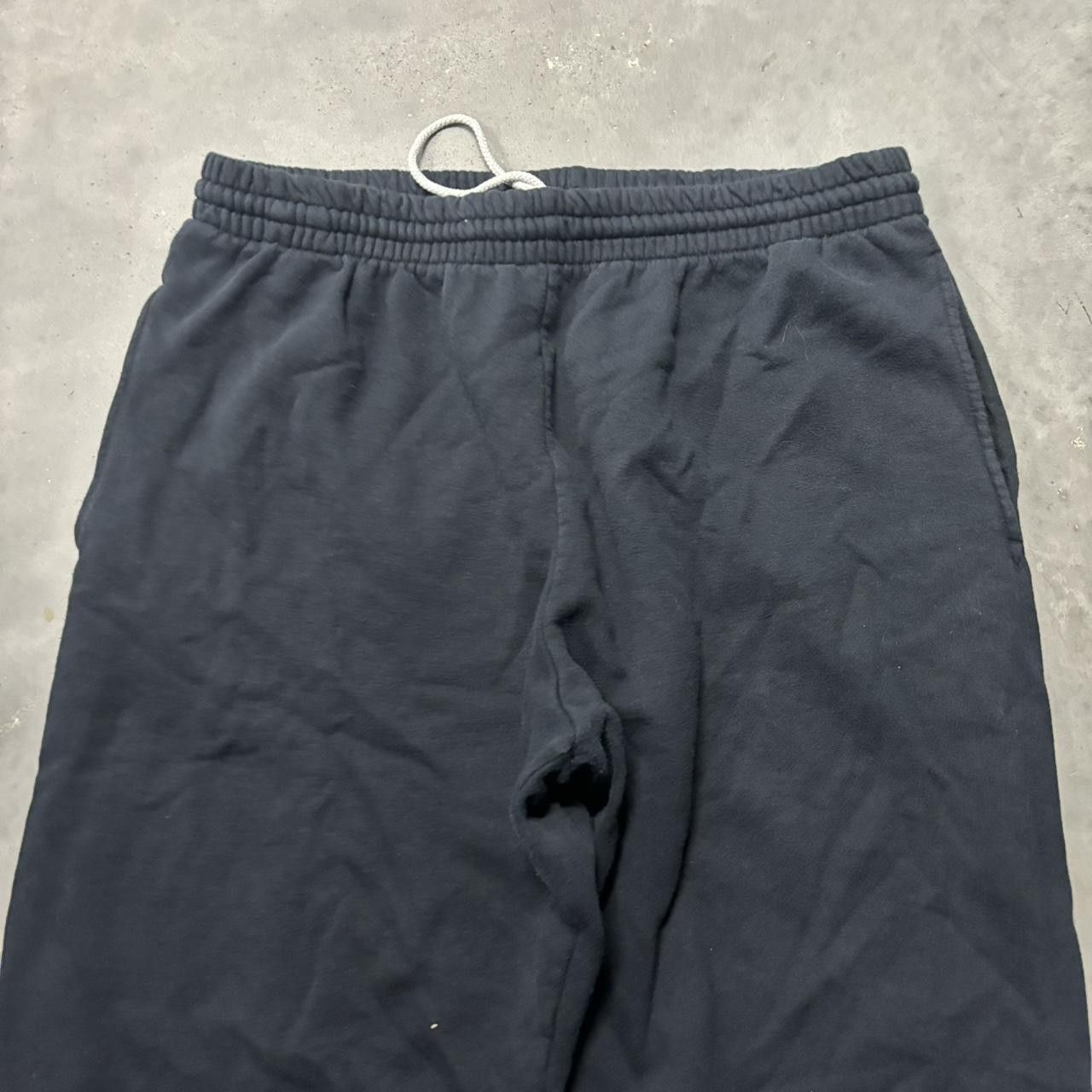Japanese Brand × Vintage Crazy Vintage Y2K/2000s Black Essential Sweatpants! Size US 30 / EU 46 - 4 Thumbnail