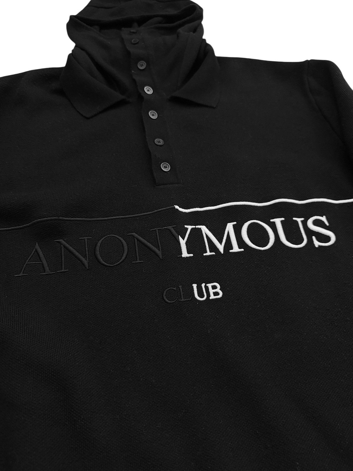Anonymous Club Skully Balaclava Hybrid Knit Heritage Rugby Polo Shirt Size US S / EU 44-46 / 1 - 3 Thumbnail