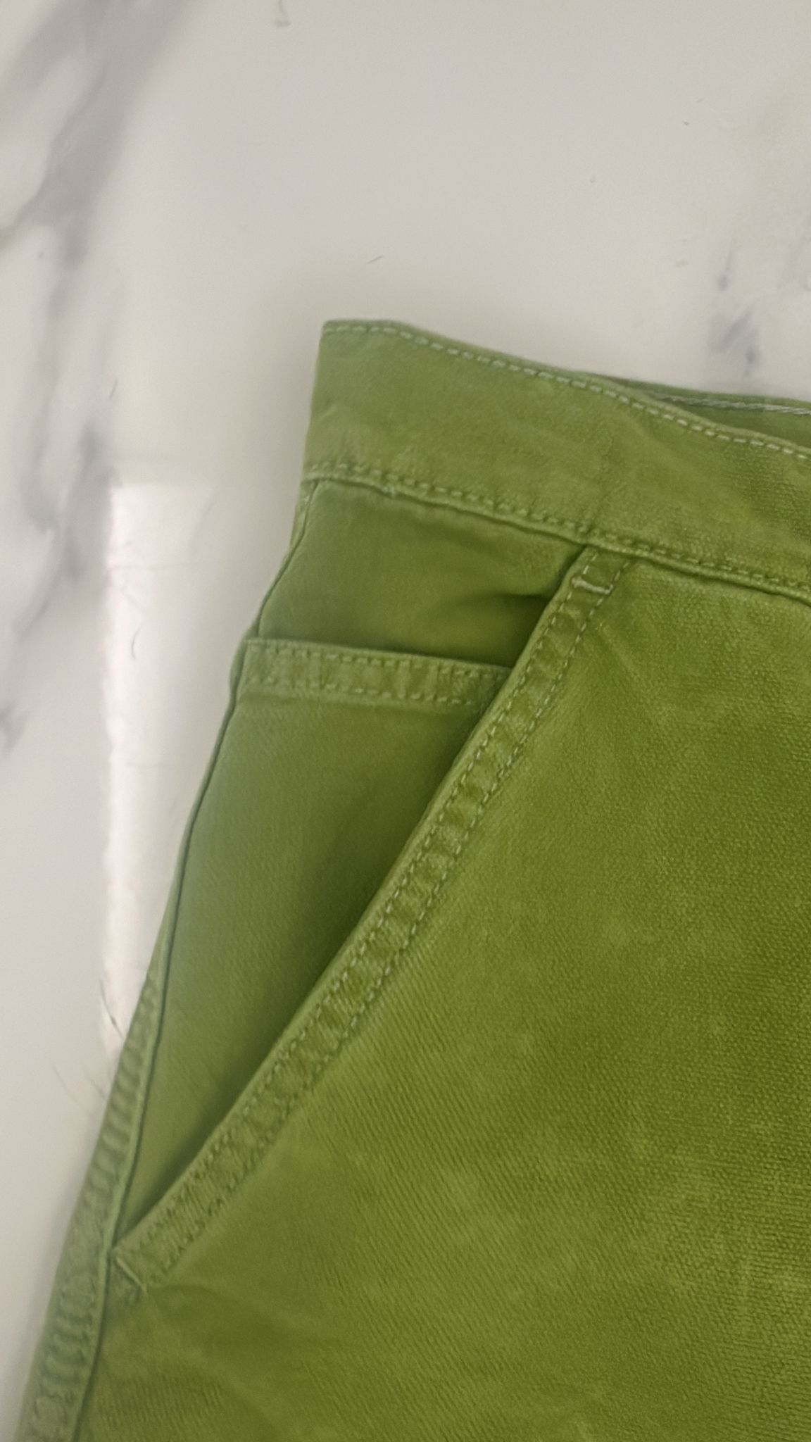 Stussy Stussy Stone Washed Canvas Work Pant, Lime Size US 28 / EU 44 - 10 Thumbnail